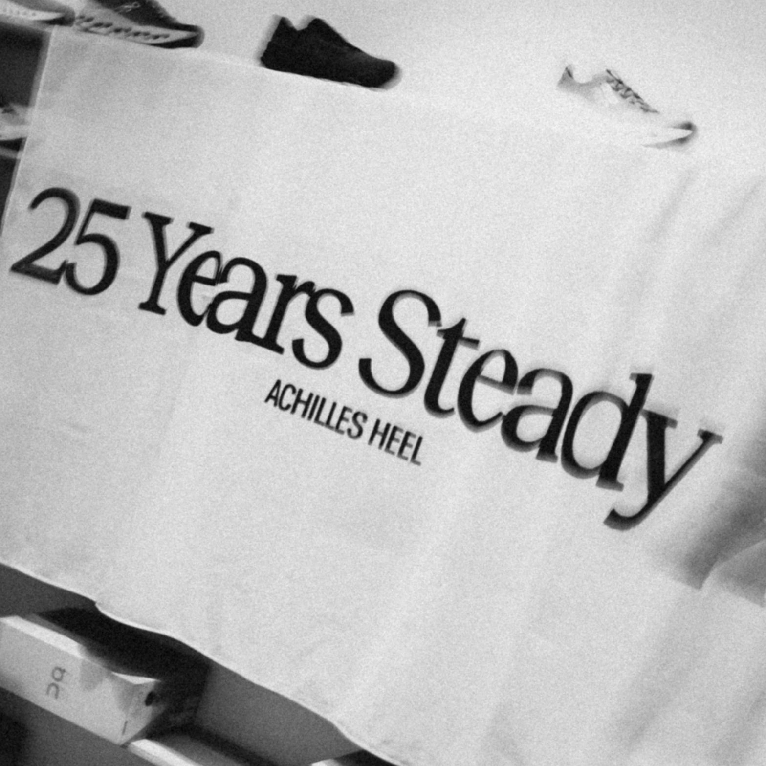 25 Years Steady Flag to celebrate 25 Years of Achilles Heel