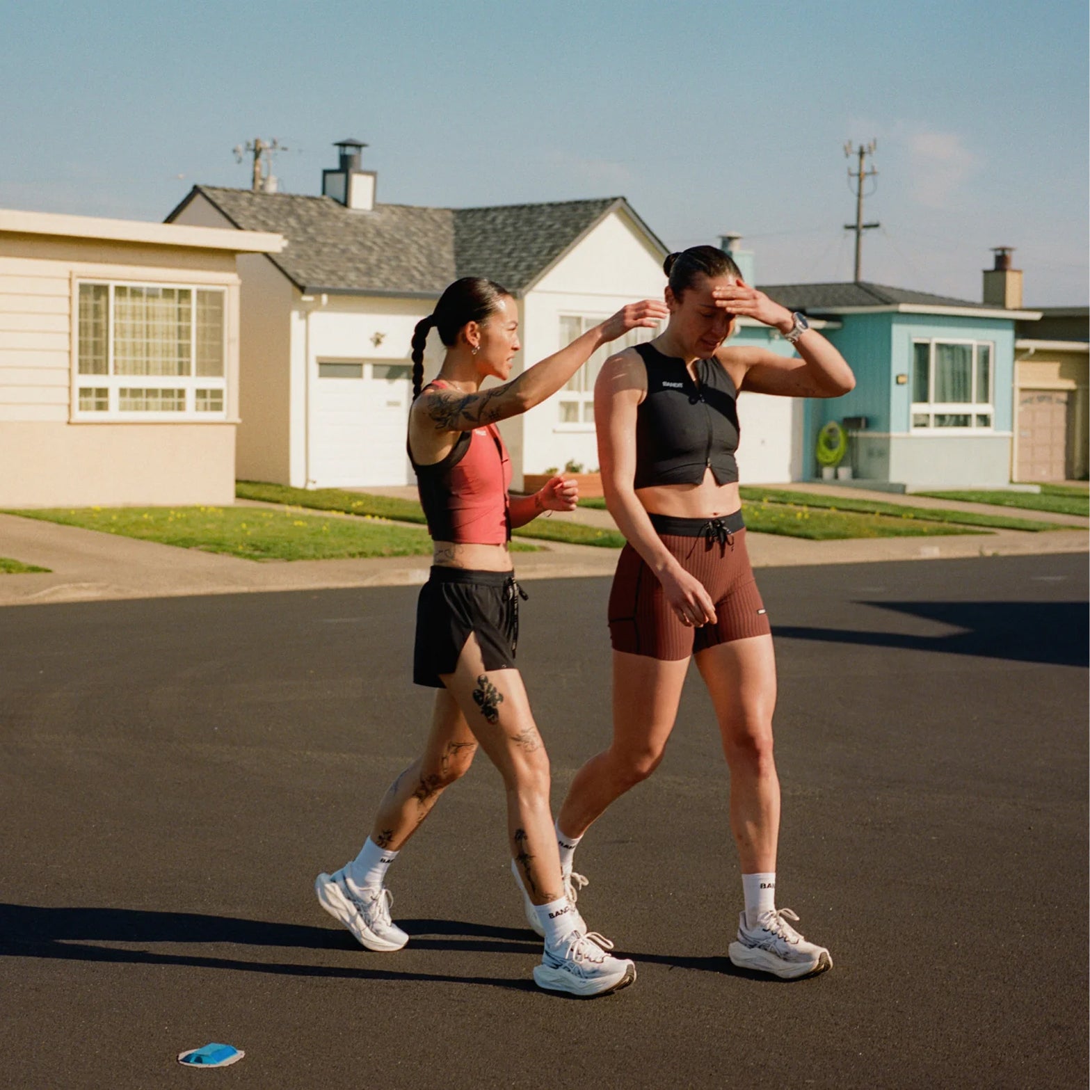 Female runners wearing Bandit Running Spring 2026 collection apparel