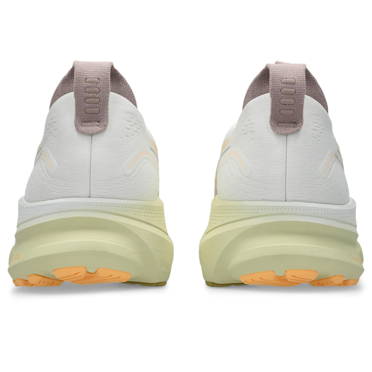 Men's Gel-Kayano 32 Running Shoes White / Orange Glow - Achilles Heel