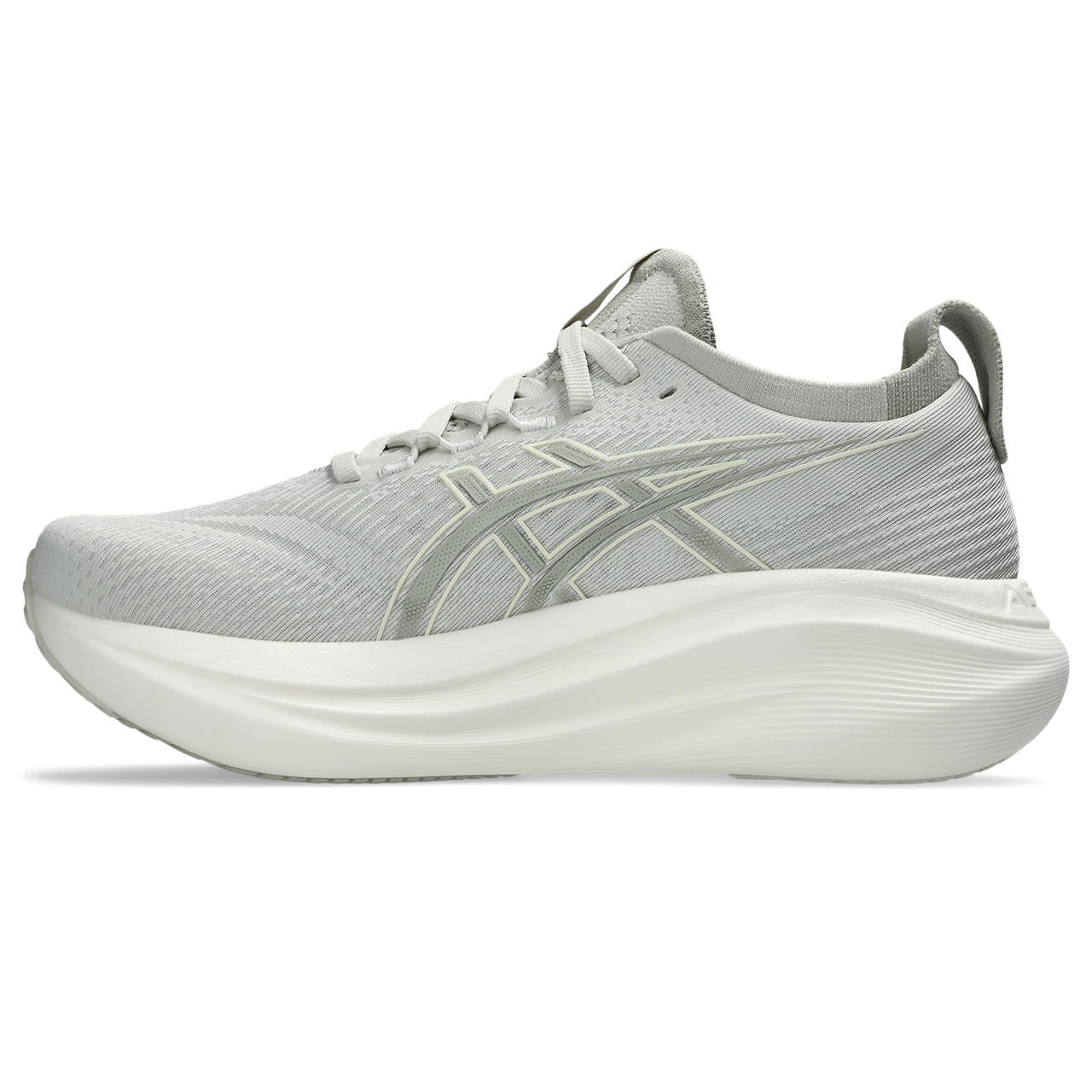 Women's Gel-Nimbus 27 Running Shoes Lake Grey / White Sage - Achilles Heel