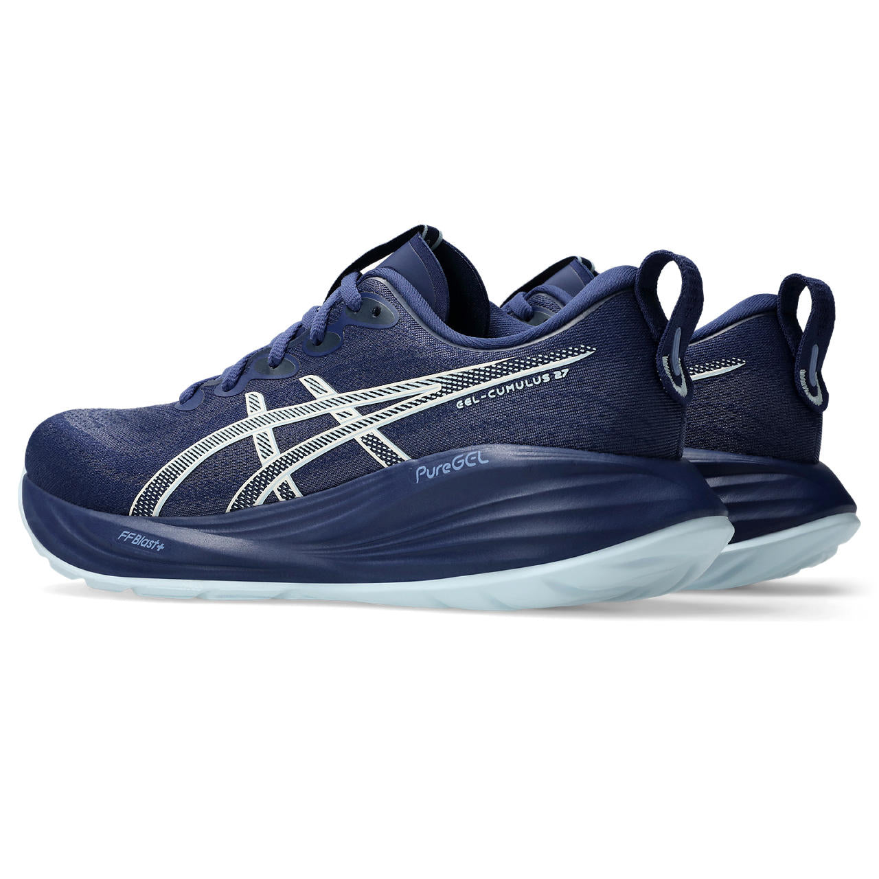 Women's Gel-Cumulus 27 Running Shoes Indigo Blue / Cool Grey - Achilles Heel