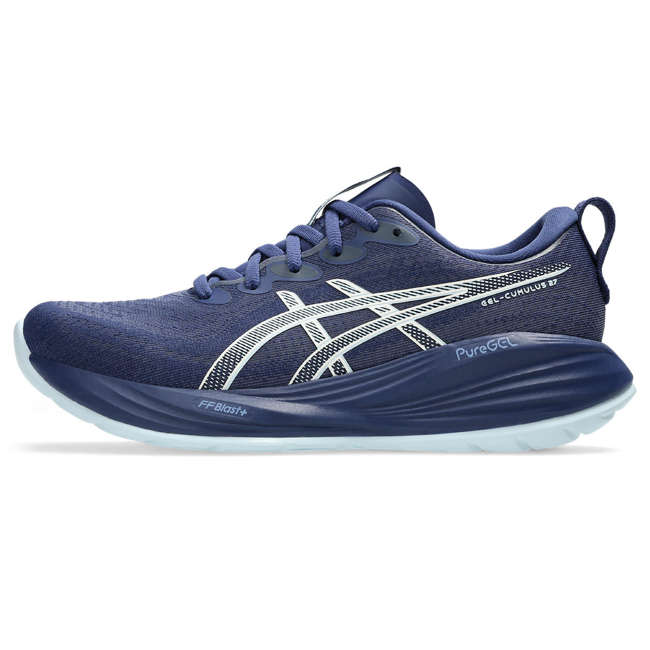 Women's Gel-Cumulus 27 Running Shoes Indigo Blue / Cool Grey - Achilles Heel