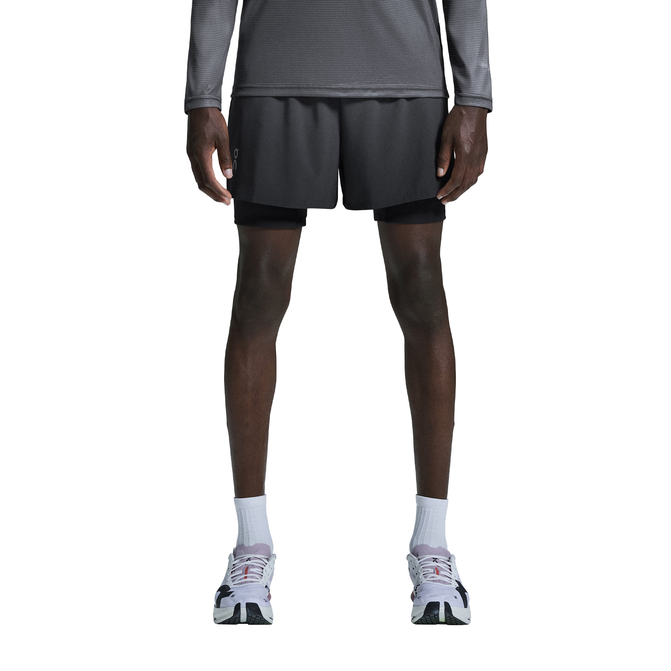 On Men's Pace Shorts Iron - Achilles Heel