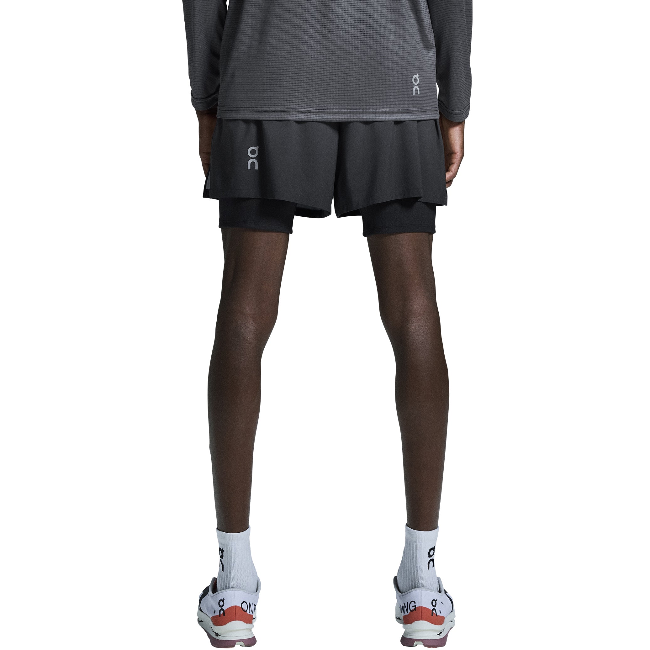 On Men's Pace Shorts Iron - Achilles Heel