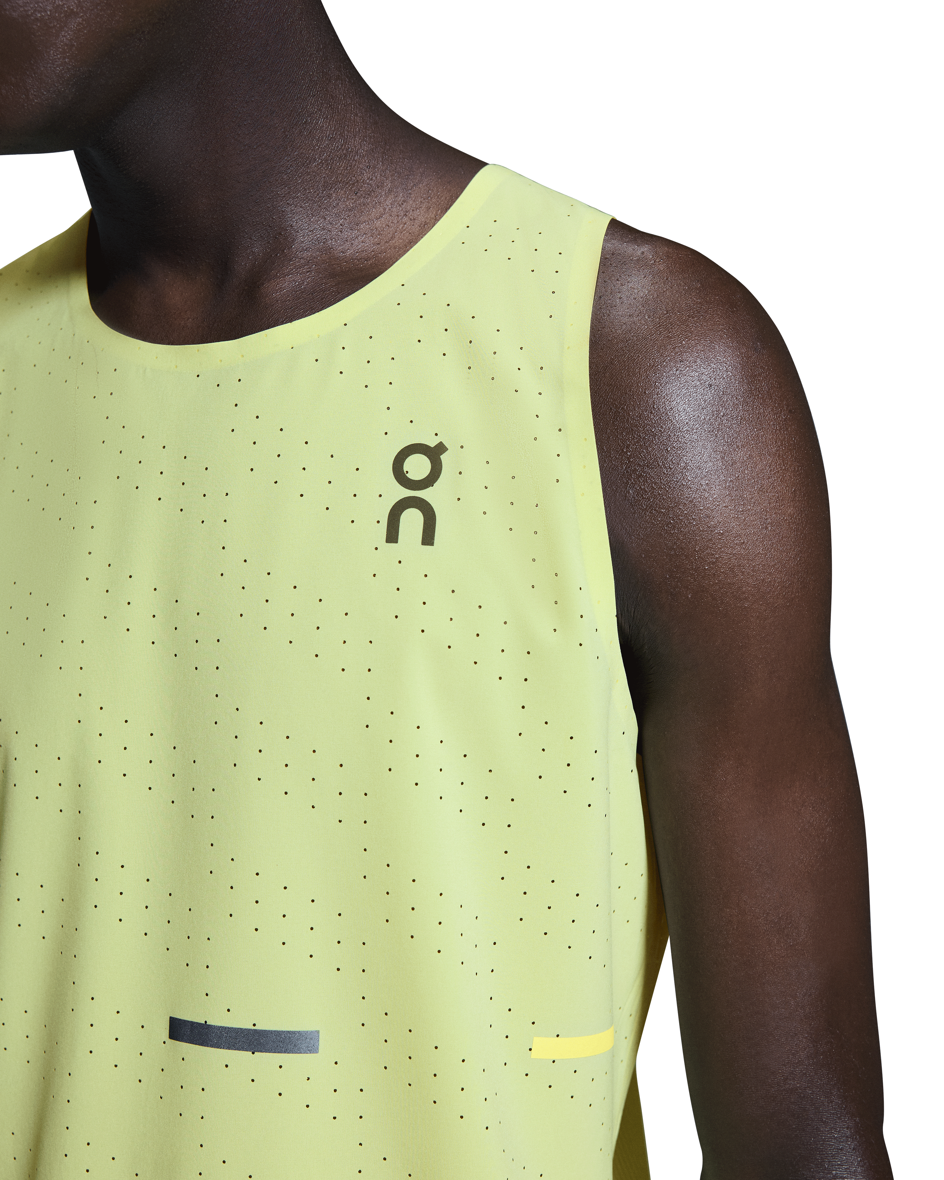 Men's Race Singlet Limelight - Achilles Heel