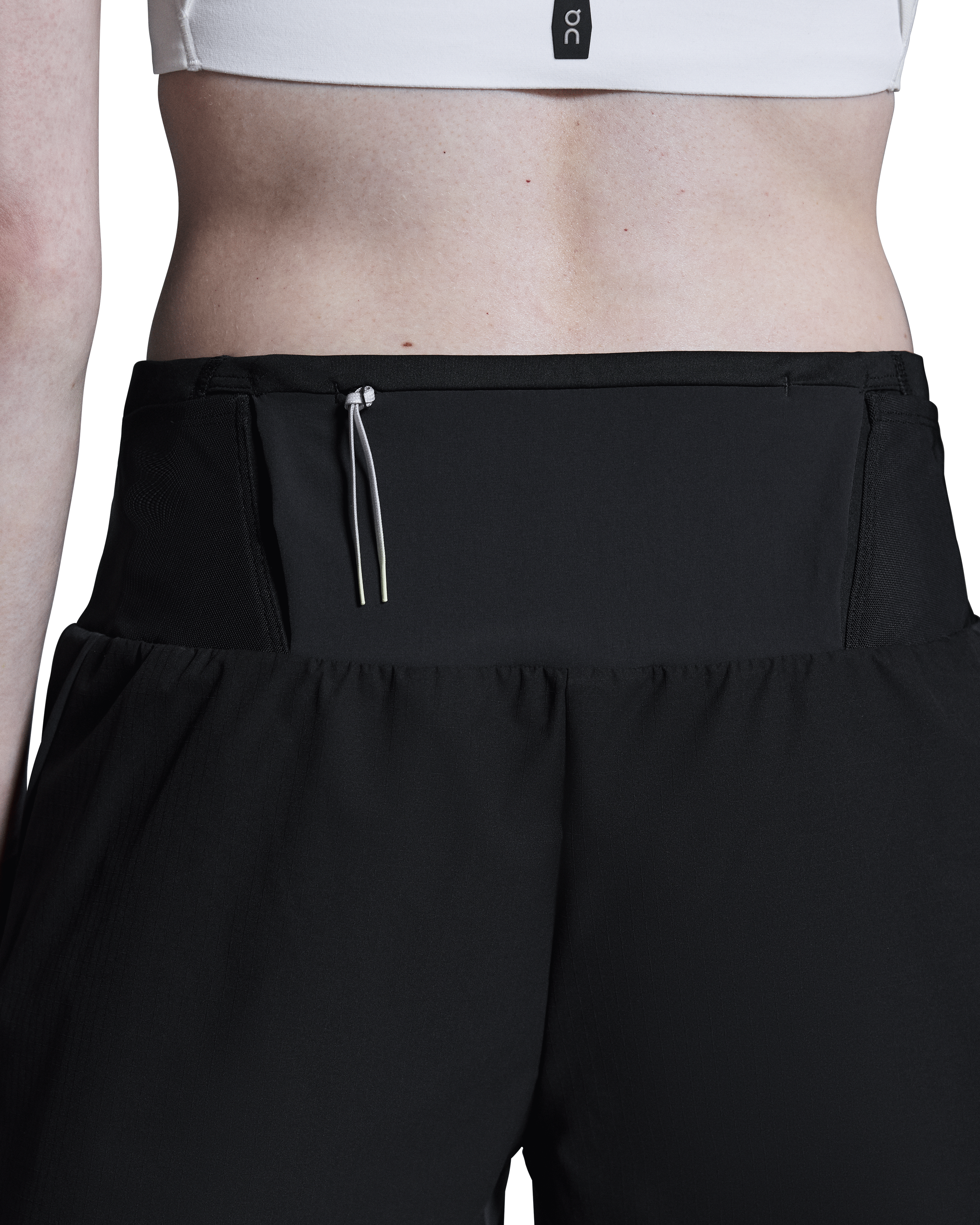 On Women's Ultra Shorts Black / Black - Achilles Heel