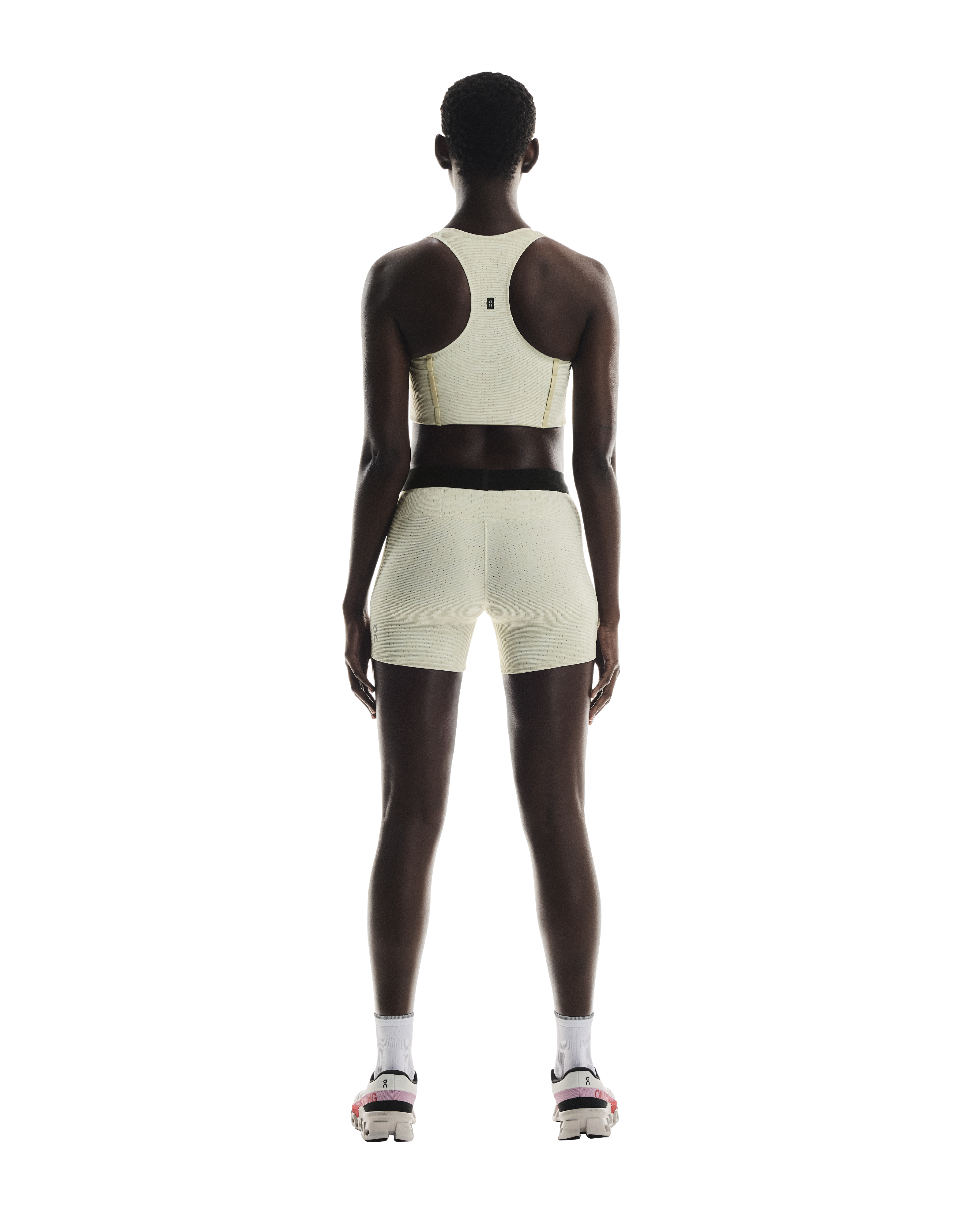 On Women's Pace Tights Short Ice - Achilles Heel