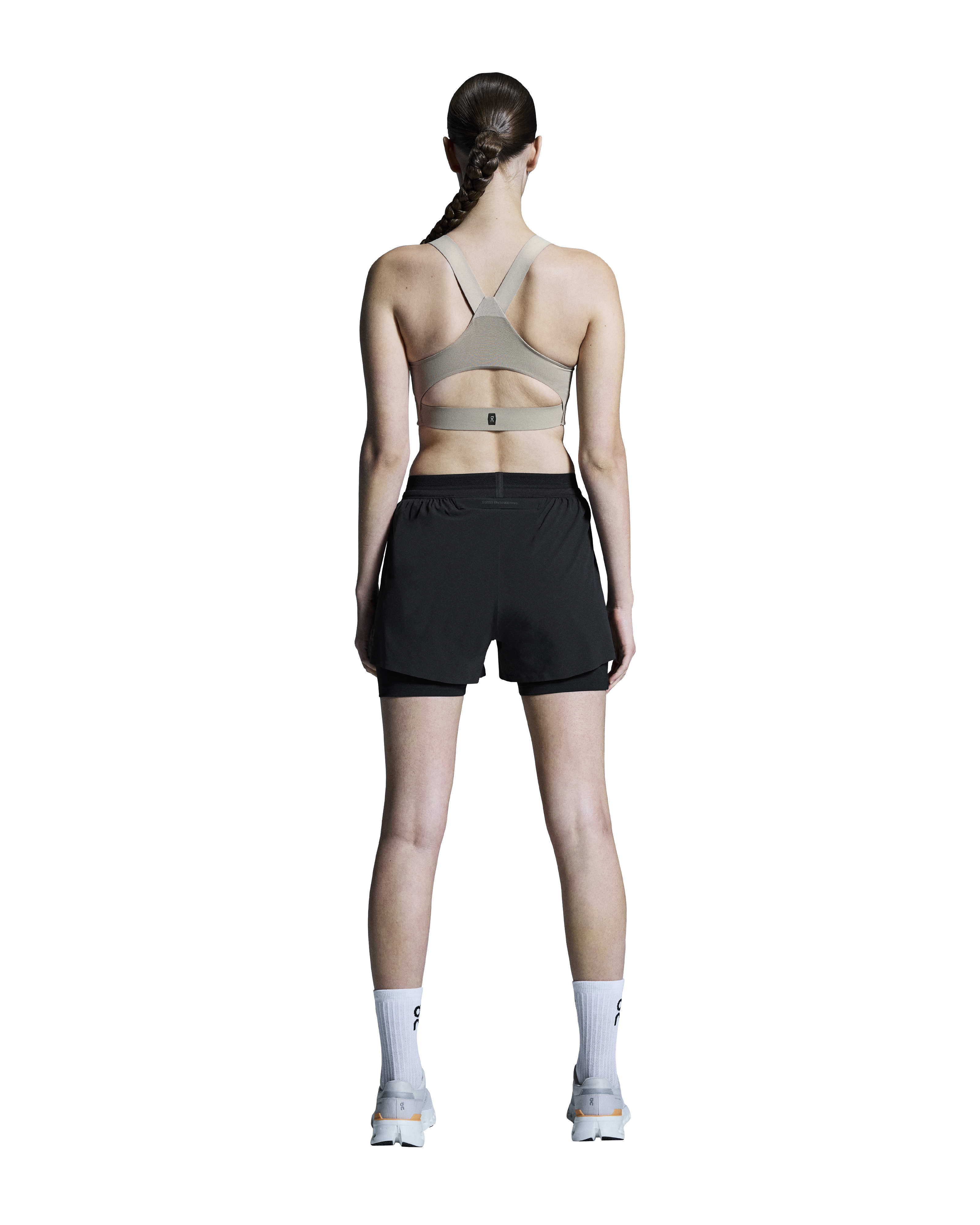 Women's 3 Inch Performance 2 in 1 Shorts Black - Achilles Heel