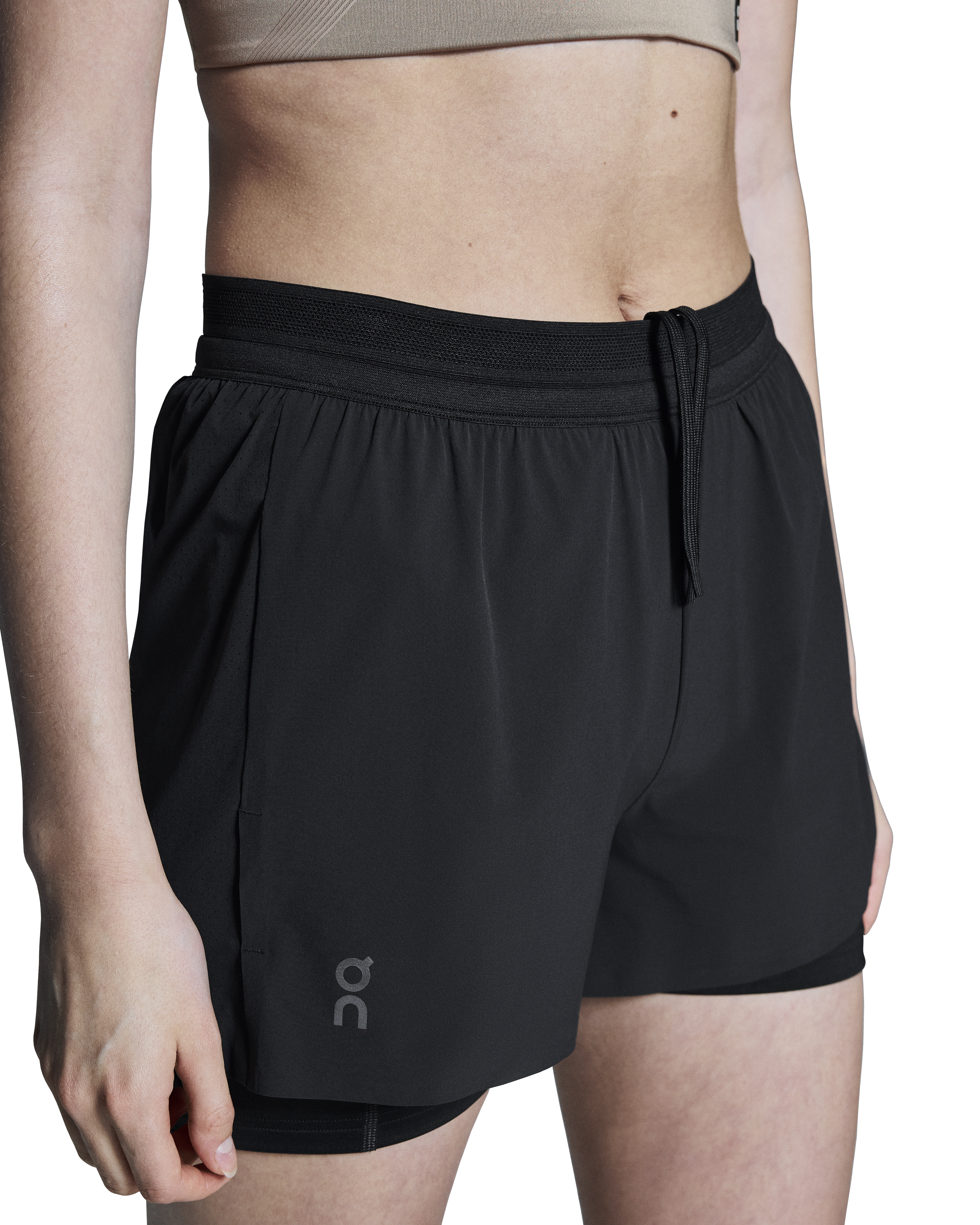 Women's 3 Inch Performance 2 in 1 Shorts Black - Achilles Heel