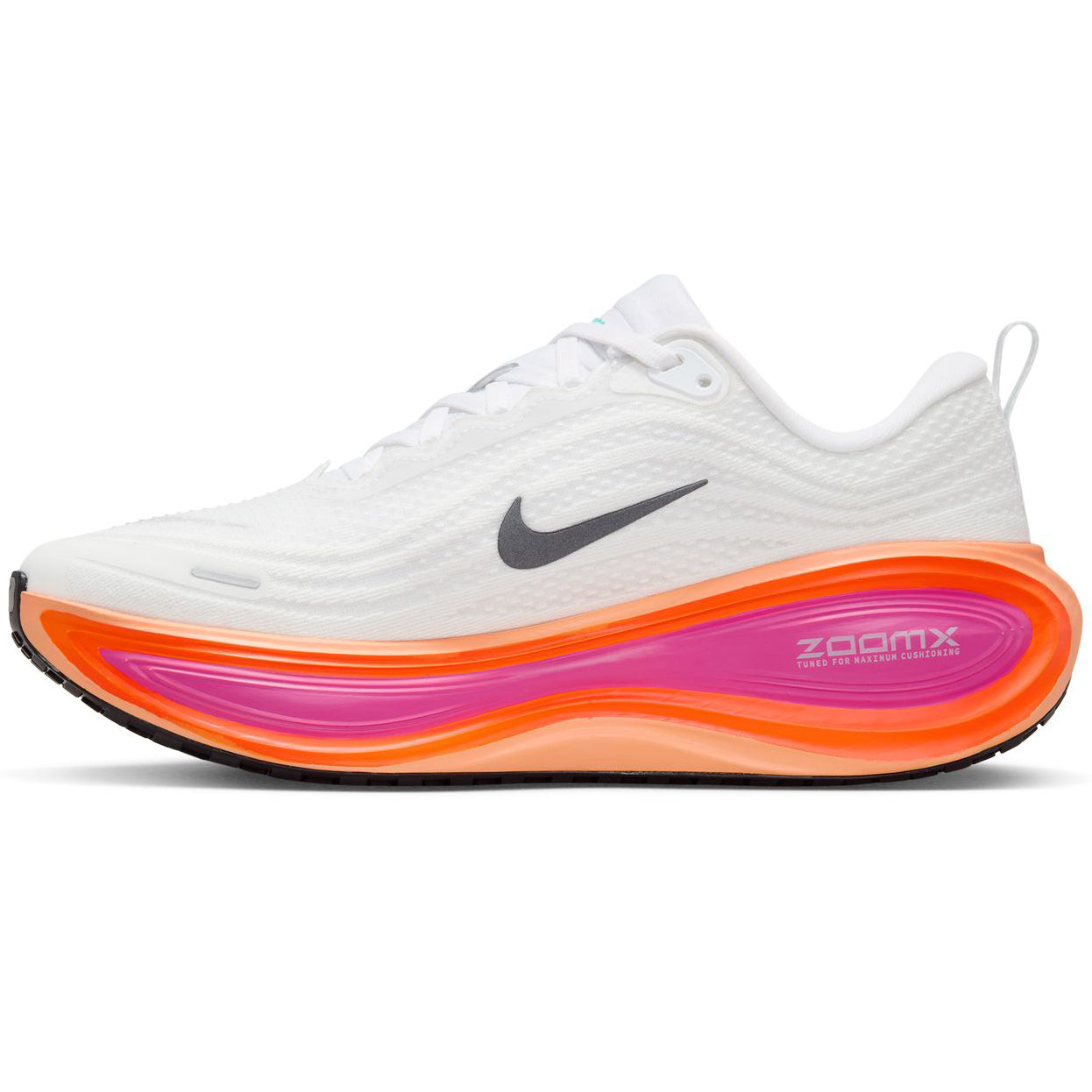 Women's Vomero Plus Running Shoes White / Fire Pink / Hyper Crimson / Black - Achilles Heel