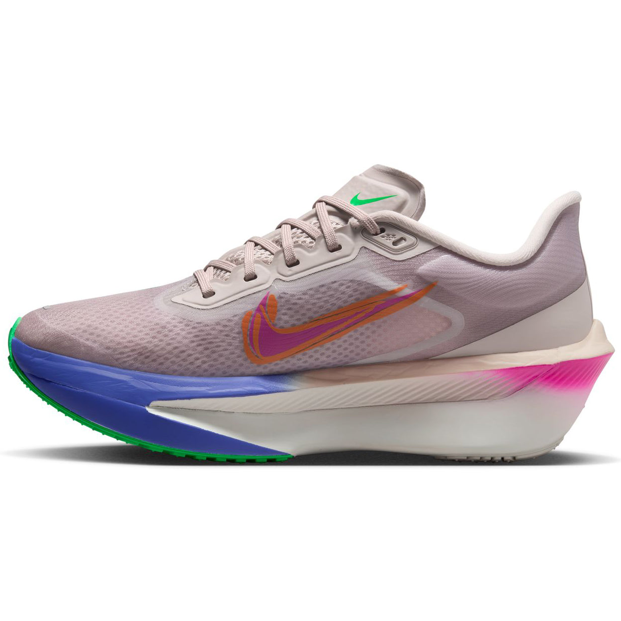 Women's Zoom Fly 6 Eliud Kipchoge Running Shoes Silt Red / Persian Violet / Fire Pink / Green Shock - Achilles Heel