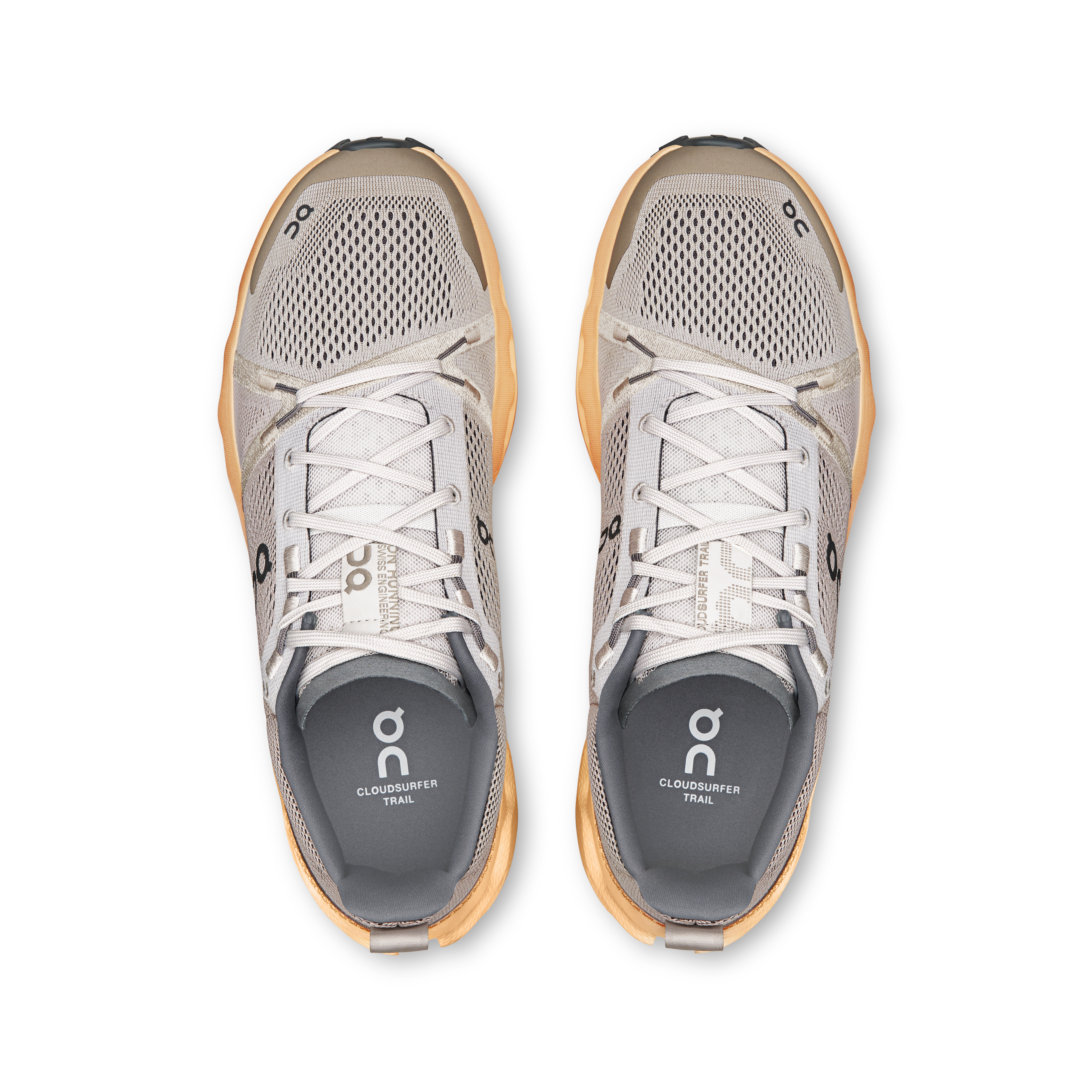 Men's Cloudsurfer Trail Running Shoes Silver / Blonde - Achilles Heel