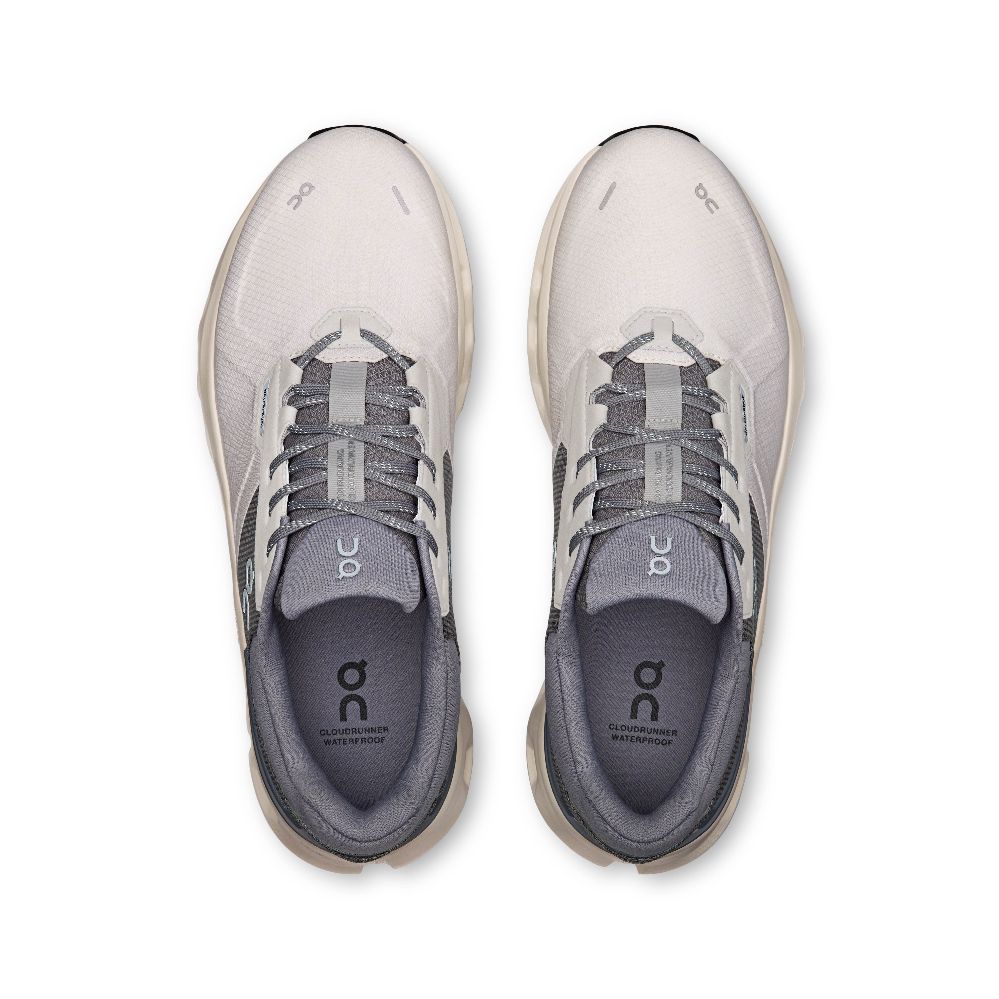 On Men's Cloudrunner 2 Waterproof Running Shoes Wolf / Dust - Achilles Heel