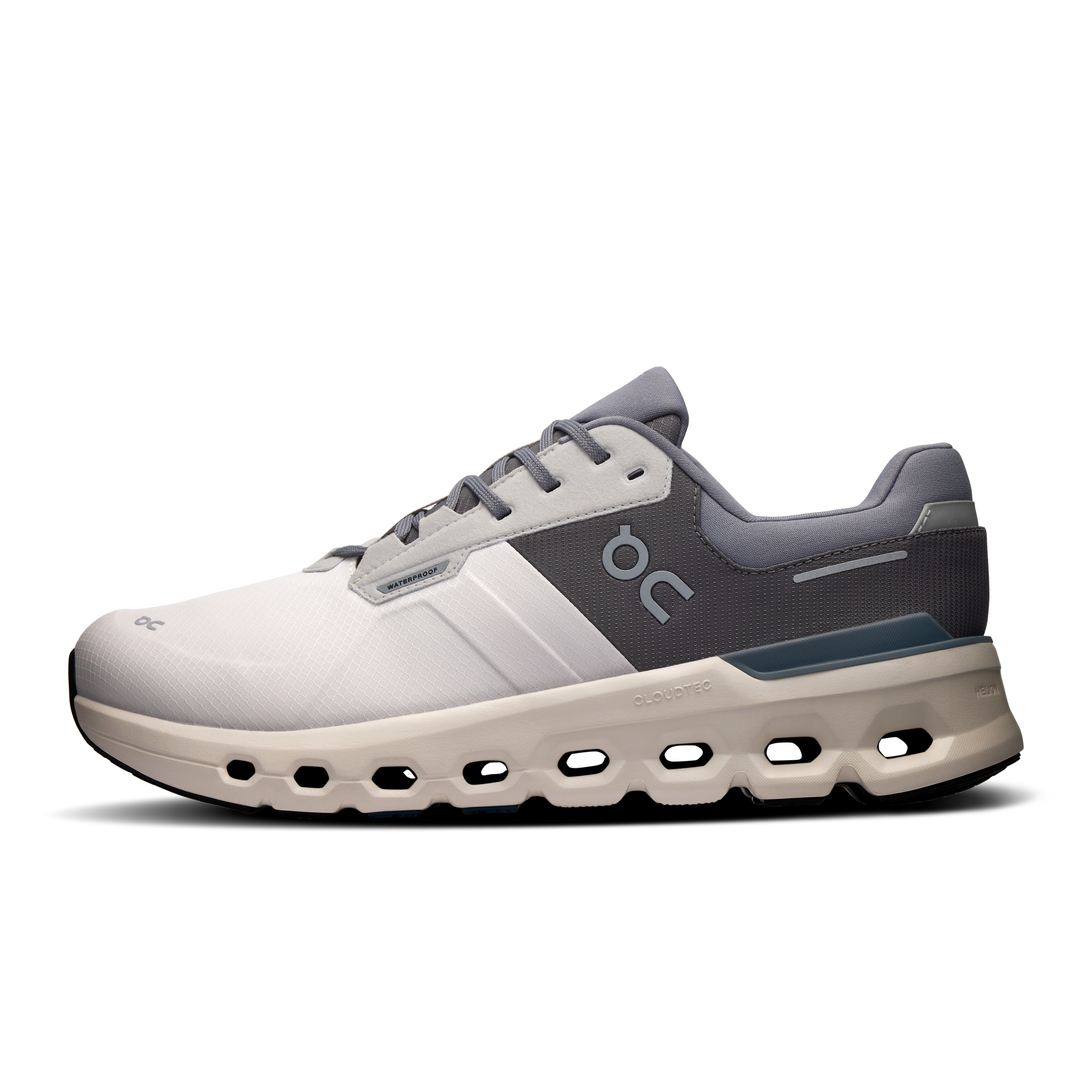 On Men's Cloudrunner 2 Waterproof Running Shoes Wolf / Dust - Achilles Heel