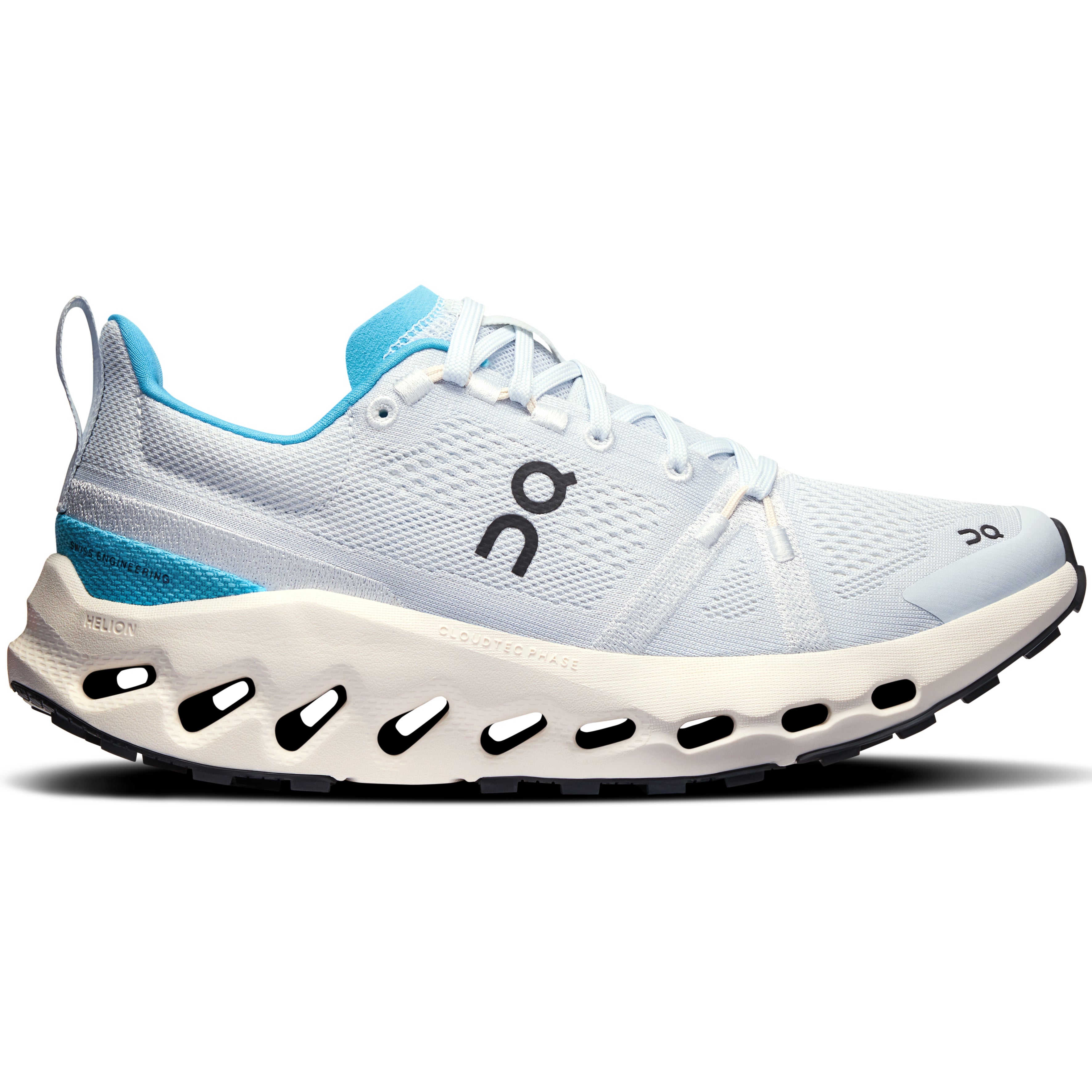 On Women's Cloudsurfer Trail Running Shoes Arctic / Ivory - Achilles Heel