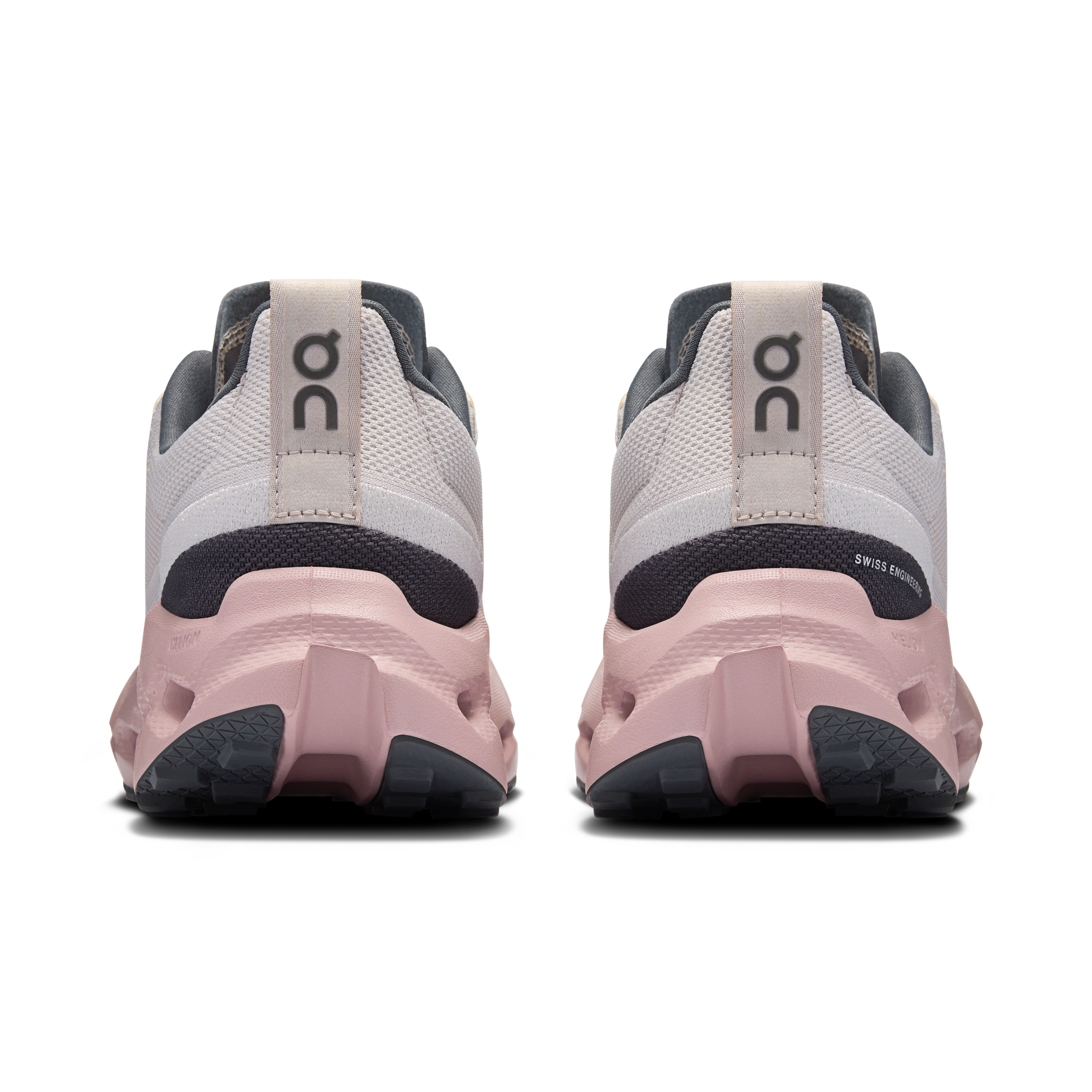 On Women's Cloudsurfer Trail Running Shoes Silver / Mauve - Achilles Heel