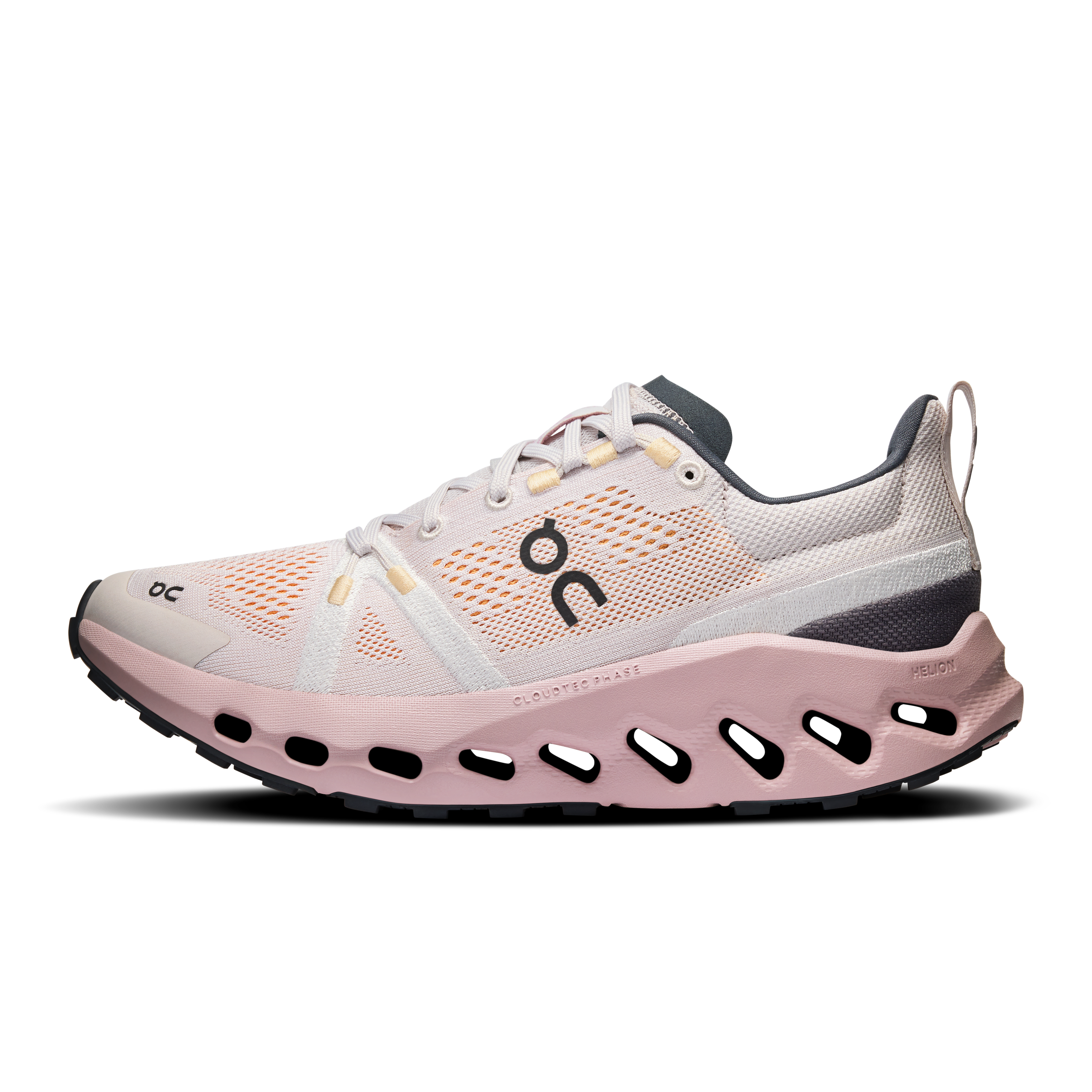 On Women's Cloudsurfer Trail Running Shoes Silver / Mauve - Achilles Heel
