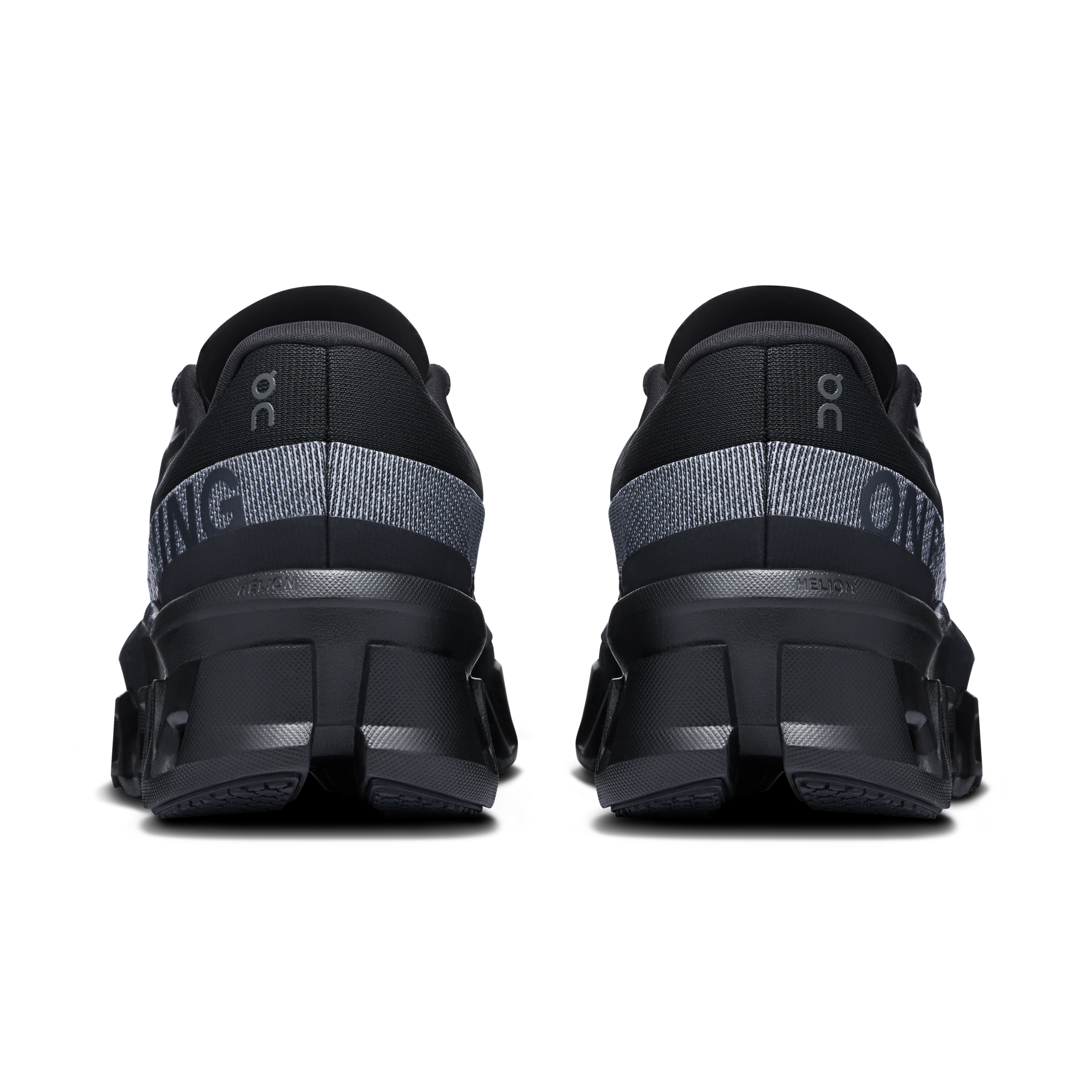 On Women's Cloudmonster 2 Running Shoes Black / Eclipse - Achilles Heel