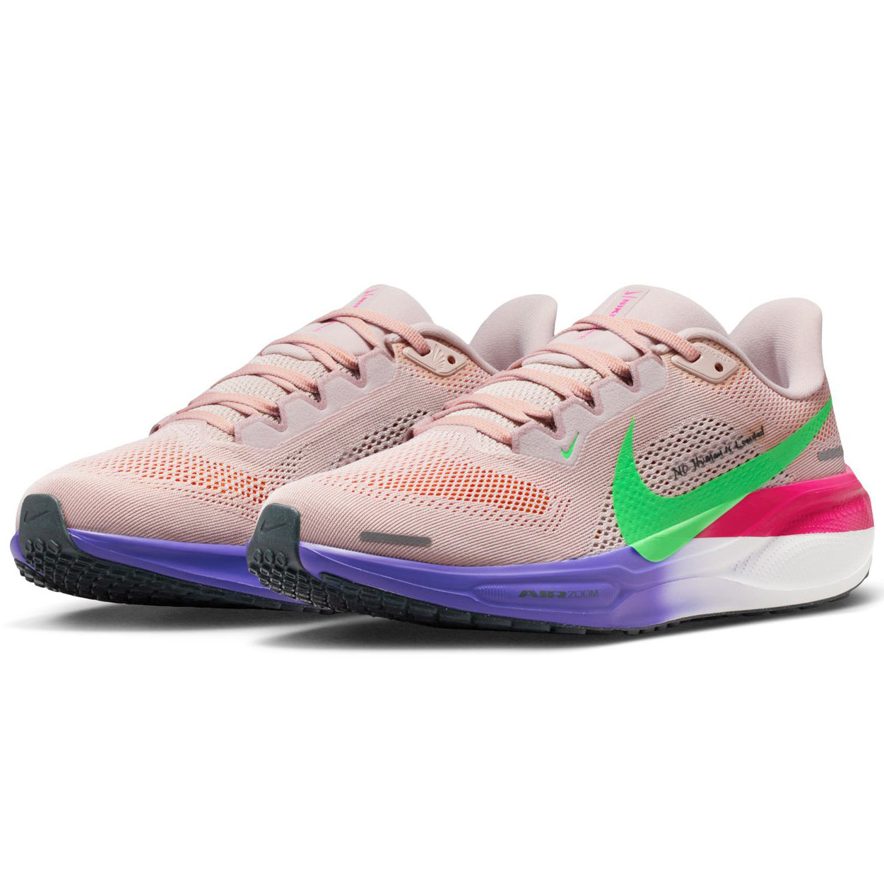 Women's Pegasus 41 Eliud Kipchoge Running Shoes Silt Red / Persian Violet / Fire Pink / Green Shock