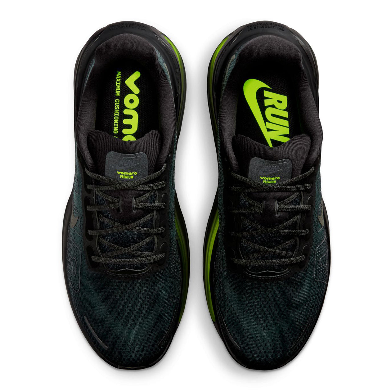 Men's Vomero Premium Running Shoes Black / Anthracite / Volt / Iron Grey