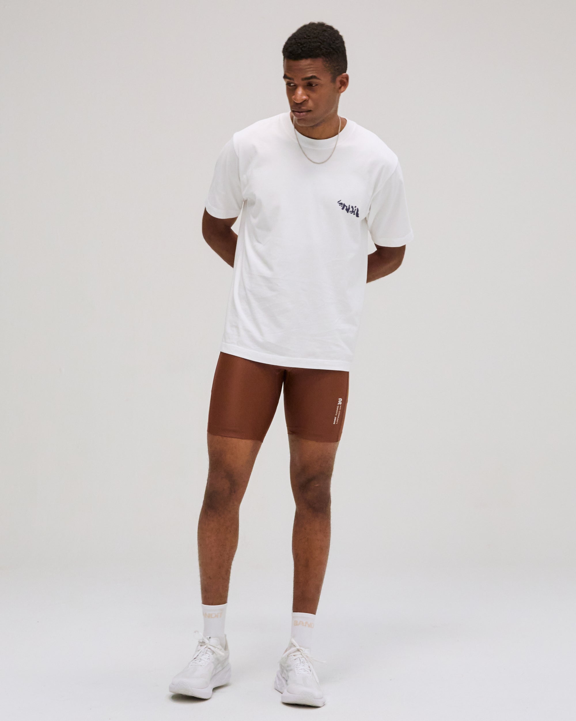 Men's Superbeam Next Gen 7 Pocket Half Tights Coffee Bean - Achilles Heel
