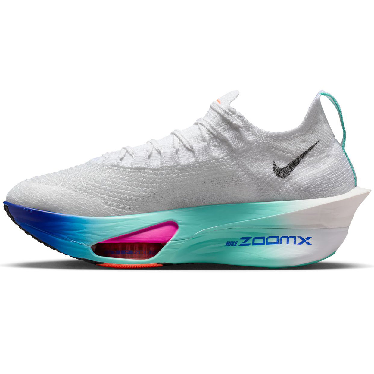 Women's Alphafly 3 Running Shoes White / Black / Hyper Turquoise / Concord - Achilles Heel