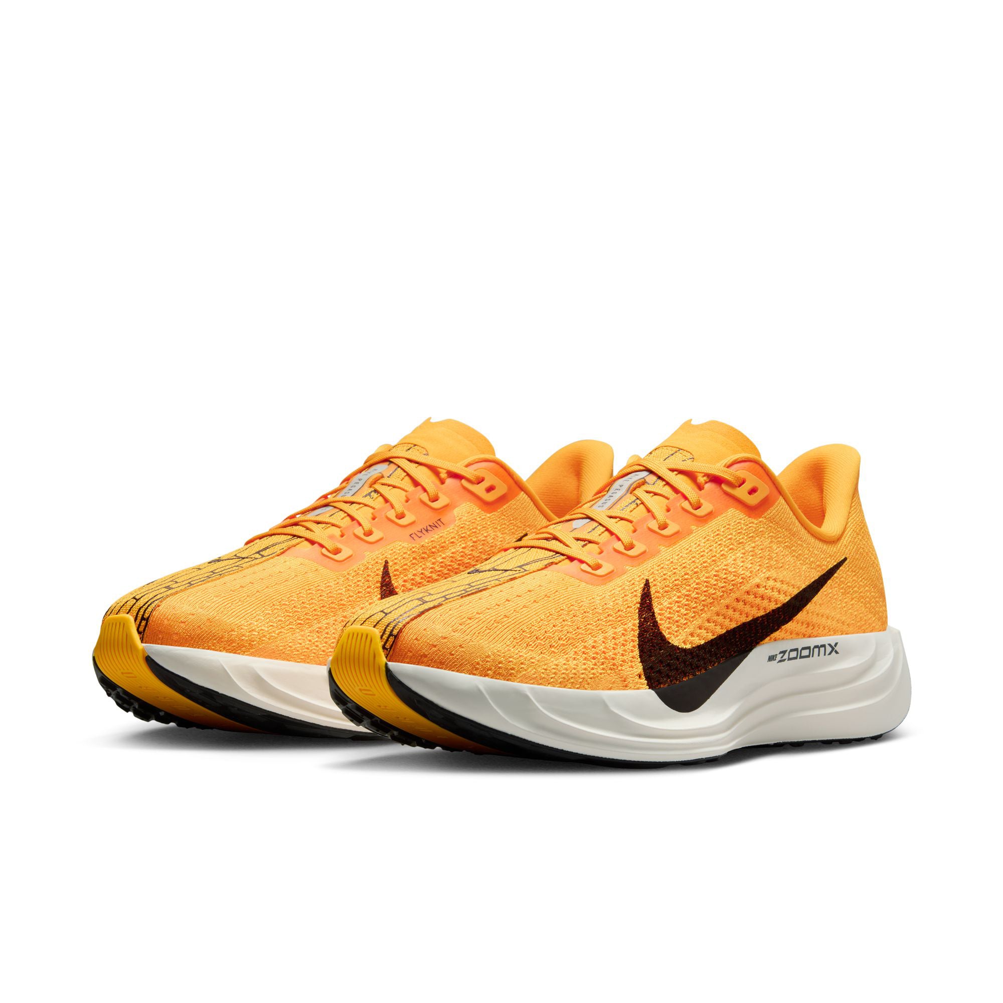 Men's Pegasus Plus LV8 Running Shoes University Gold / Laser Orange / Sail / Black - Achilles Heel