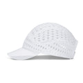 White Nike ACG Radical AirFlow Fly Cap featuring a ventilated mesh crown and a solid brim.