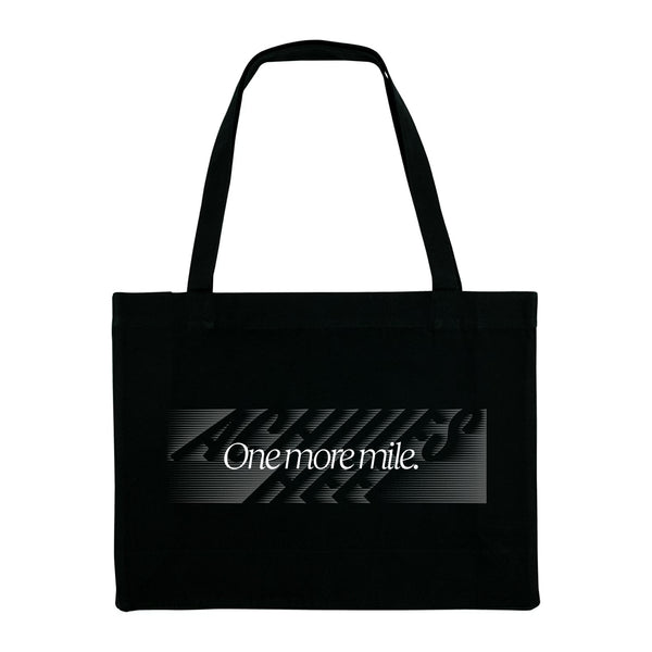 'One More Mile' Tote Bag Black - Achilles Heel