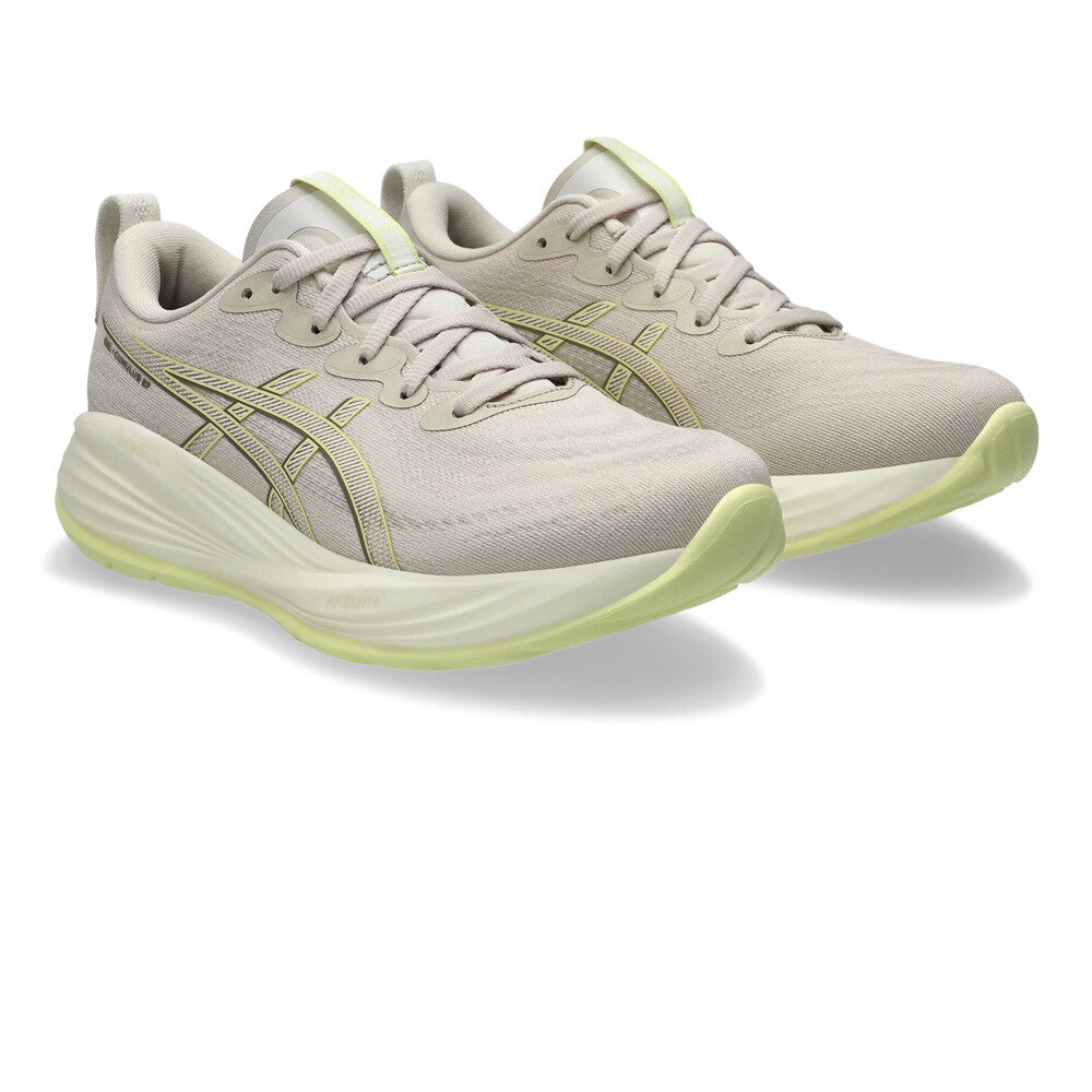 Women's Gel-Cumulus 27 Running Shoes Mineral Beige / Huddle Yellow - Achilles Heel