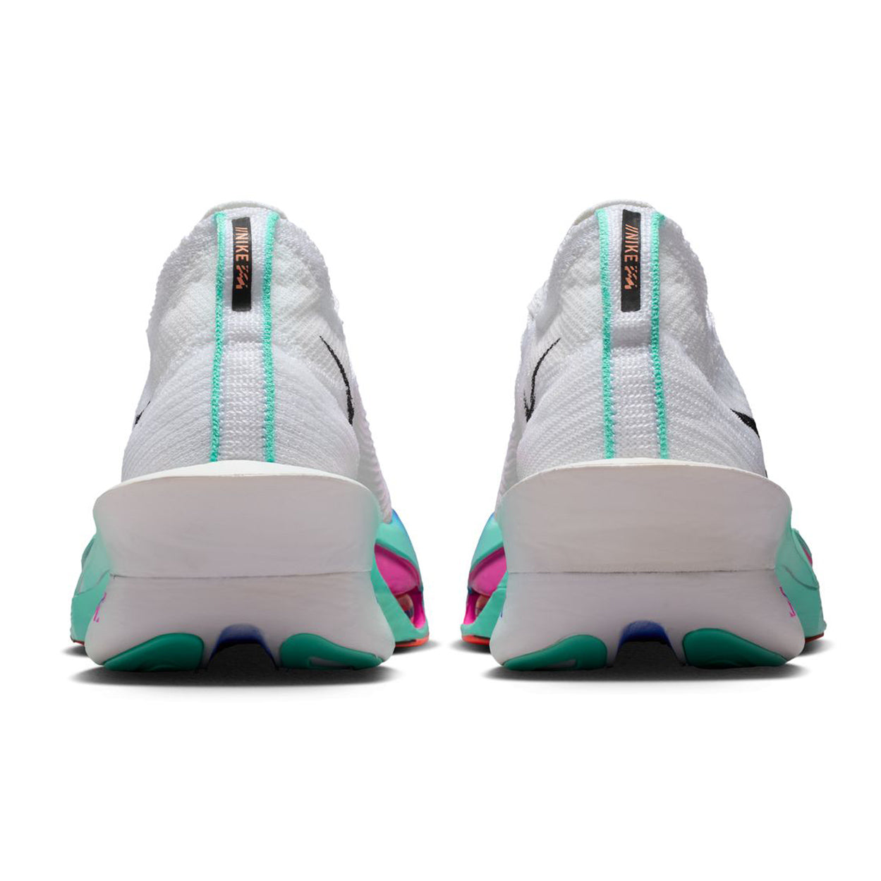 Men's Alphafly 3 Running Shoes White / Hyper Turquoise / Concord - Achilles Heel