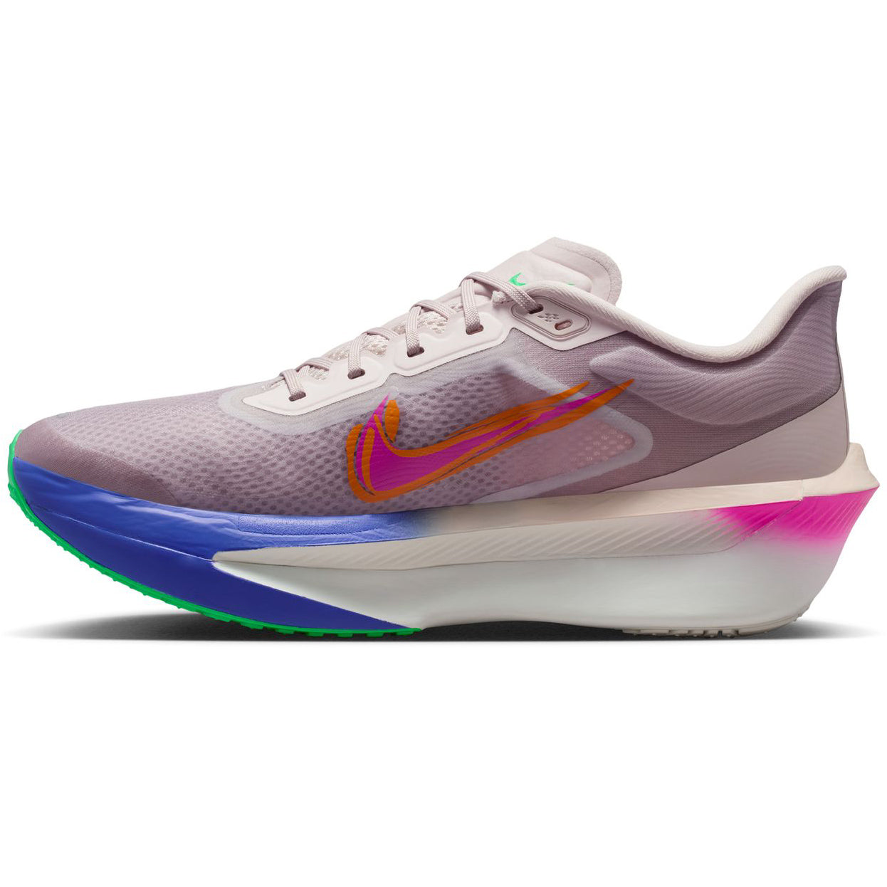 Men's Zoom Fly 6 Eliud Kipchoge Running Shoes Silt Red / Persian Violet / Fire Pink / Green Shock