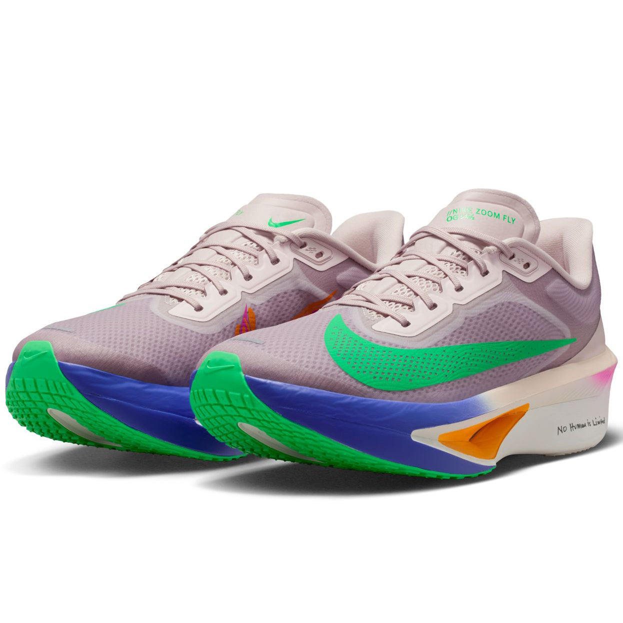 Men's Zoom Fly 6 Eliud Kipchoge Running Shoes Silt Red / Persian Violet / Fire Pink / Green Shock