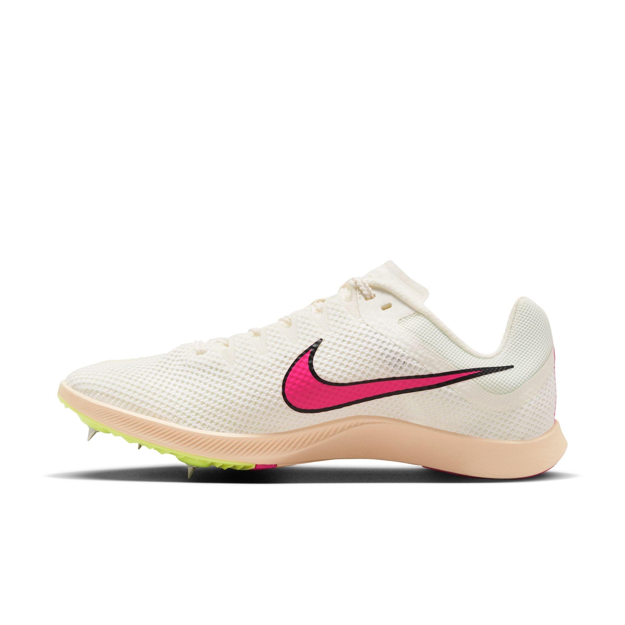 Nike Zoom Rival Distance Running Spikes Sail / Light Lemon Twist / Guava Ice / Fierce Pink - Achilles Heel