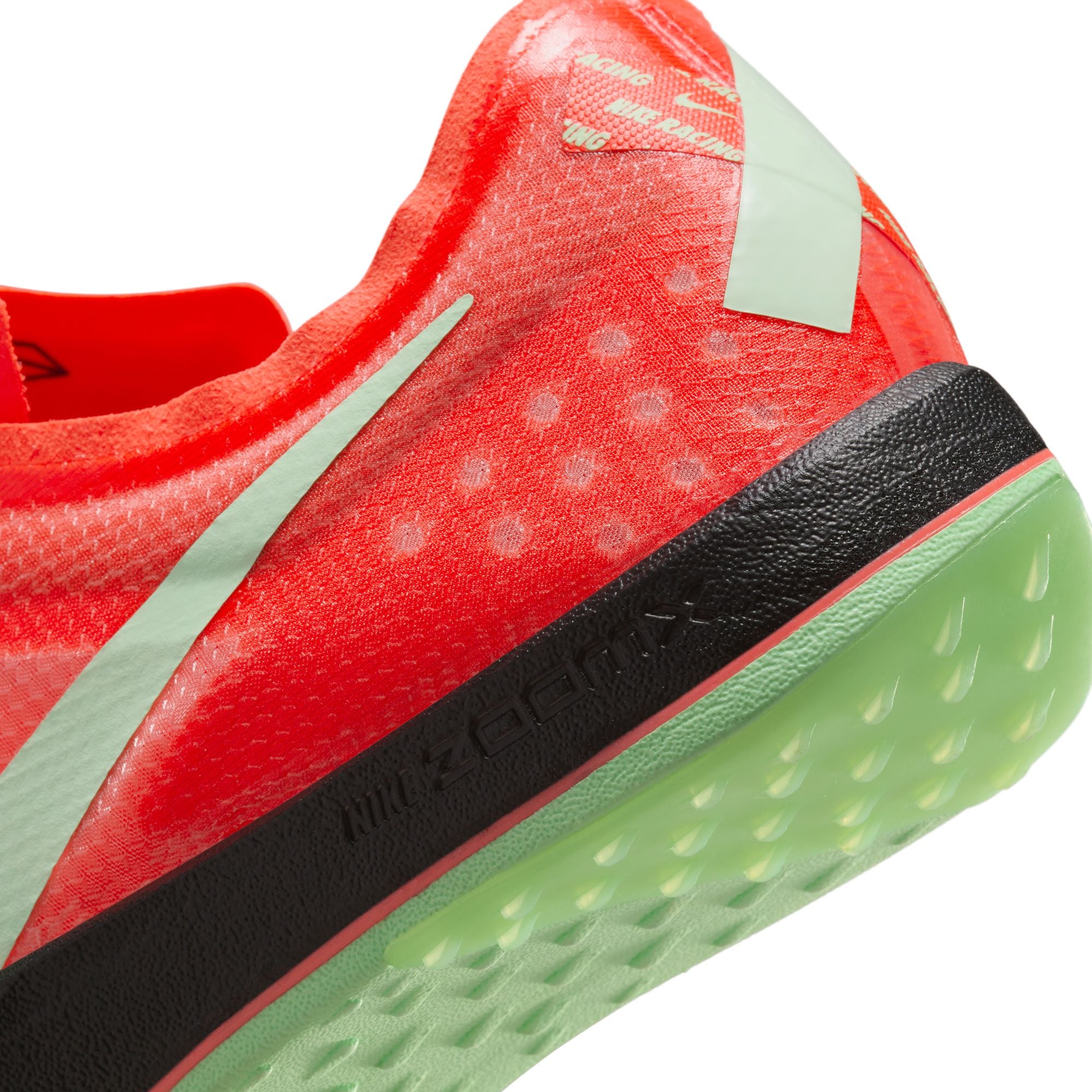 Nike ZoomX Dragonfly XC Running Spikes Bright Crimson / Vapor Green / Black - Achilles Heel