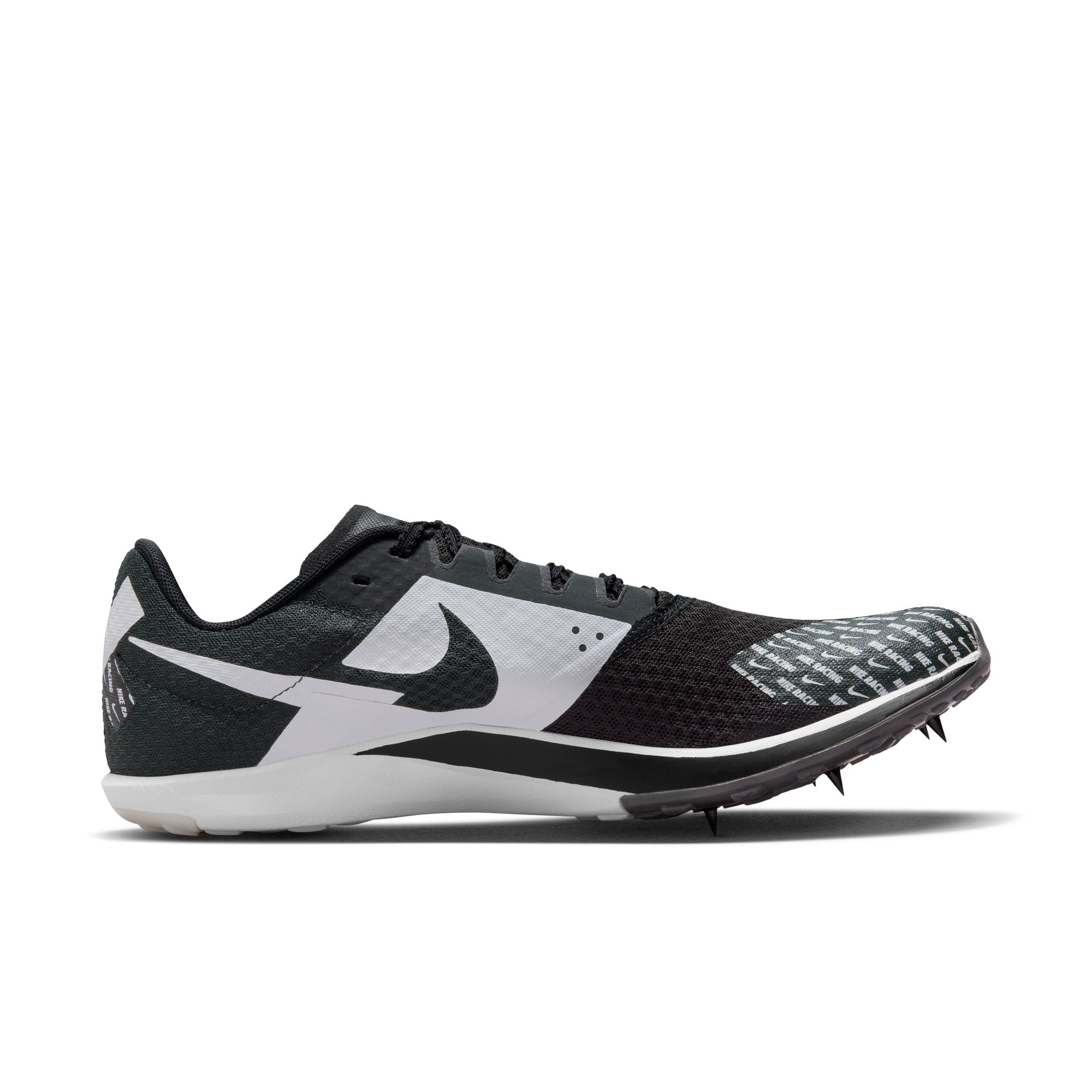 Nike Zoom Rival XC 6 Running Spikes Black / Dark Smoke Grey / White / Metallic Silver - Achilles Heel