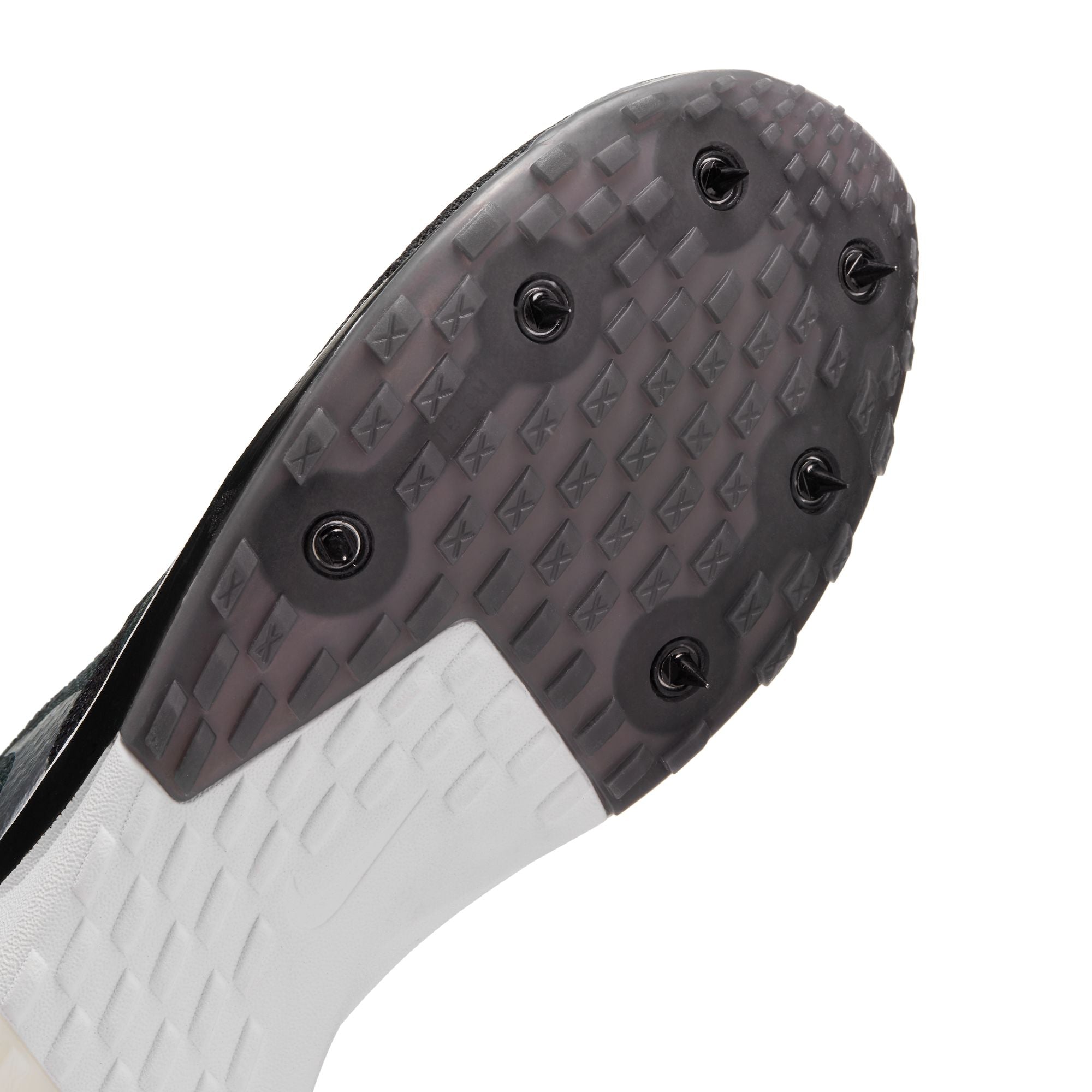 Nike Zoom Rival XC 6 Running Spikes Black / Dark Smoke Grey / White / Metallic Silver - Achilles Heel