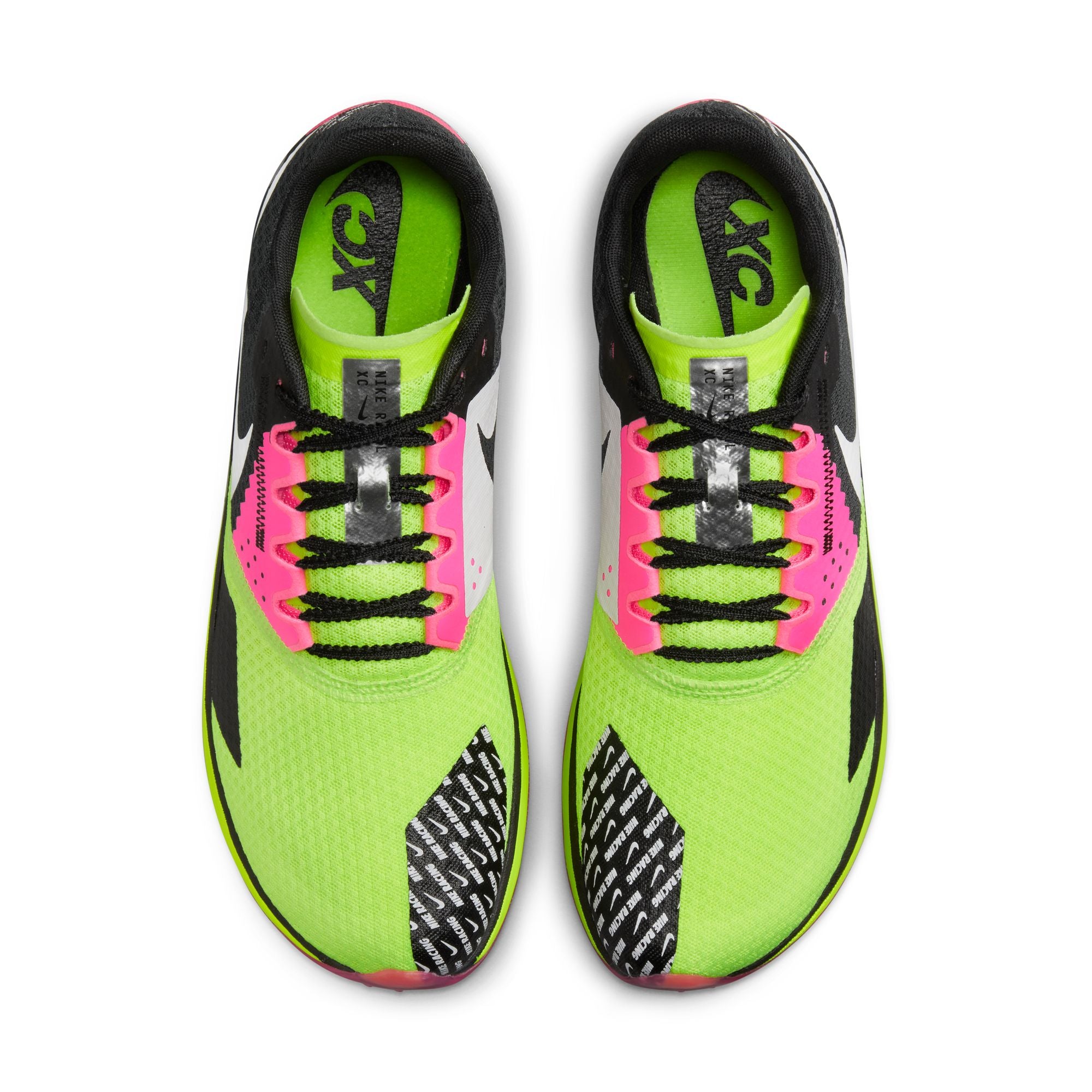 Nike Zoom Rival XC Running Spikes Volt / White / Black / Hyper Pink - Achilles Heel