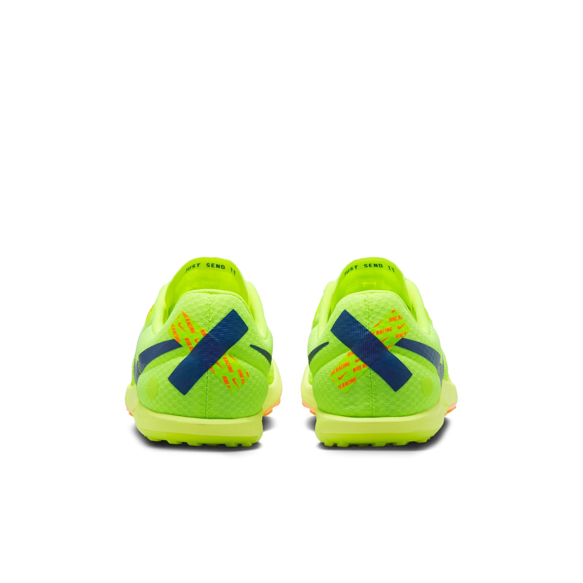 Nike Zoom Rival XC 6 Running Spikes Volt / Concord / Total Orange - Achilles Heel