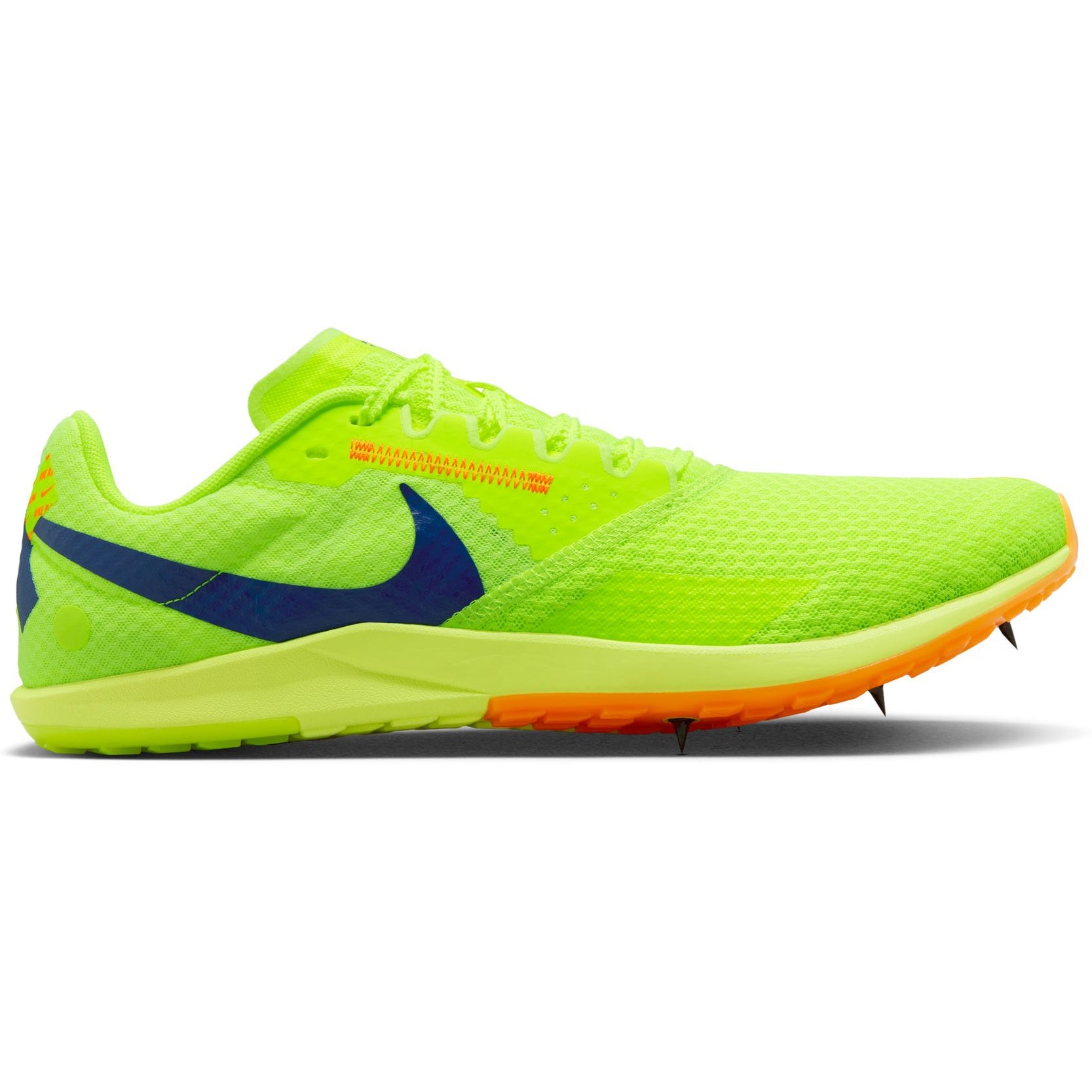 Nike Zoom Rival XC 6 Running Spikes Volt / Concord / Total Orange - Achilles Heel