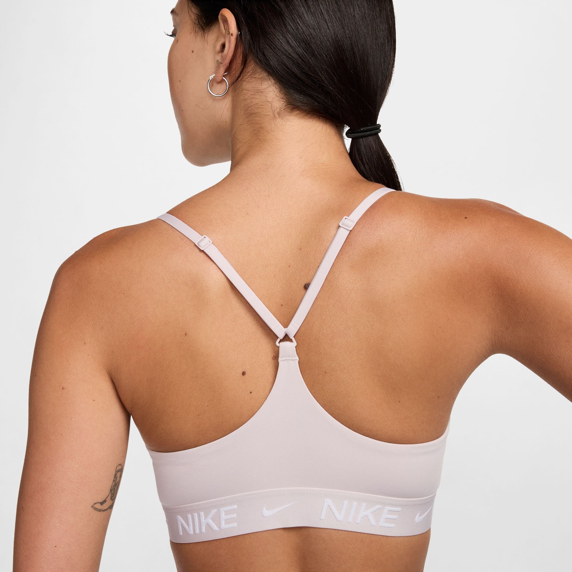 Nike Women's Indy Light-Support Sports Bra Platinum Violet - Achilles Heel