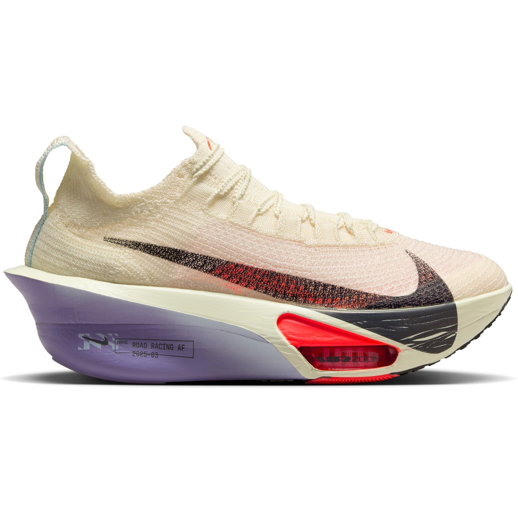 Women's Alphafly 3 Running Shoes Coconut Milk / Off Noir / Dusty Amethyst - Achilles Heel