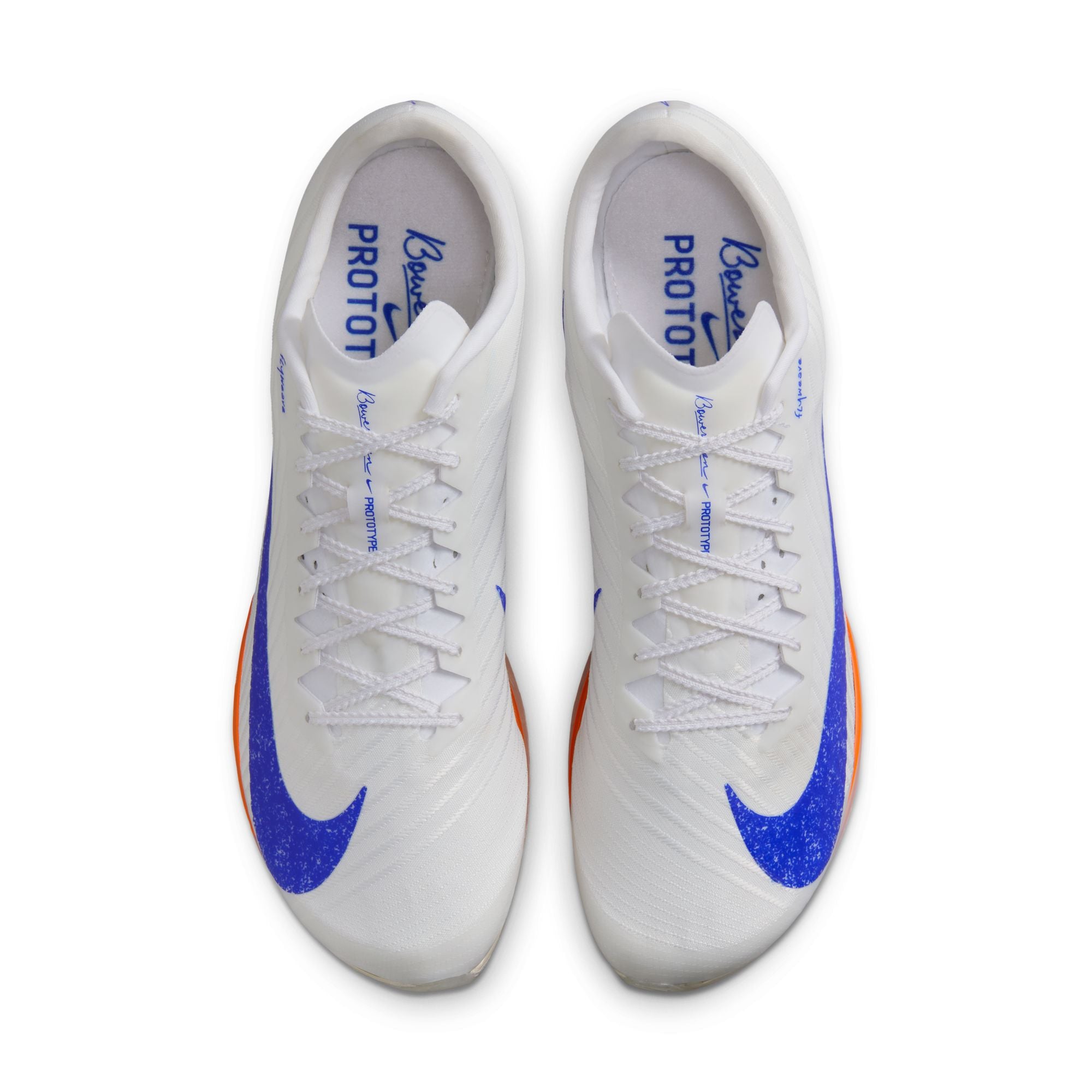 Nike Air Zoom Maxfly 2 Blueprint Running Spikes White / Blue - Achilles Heel