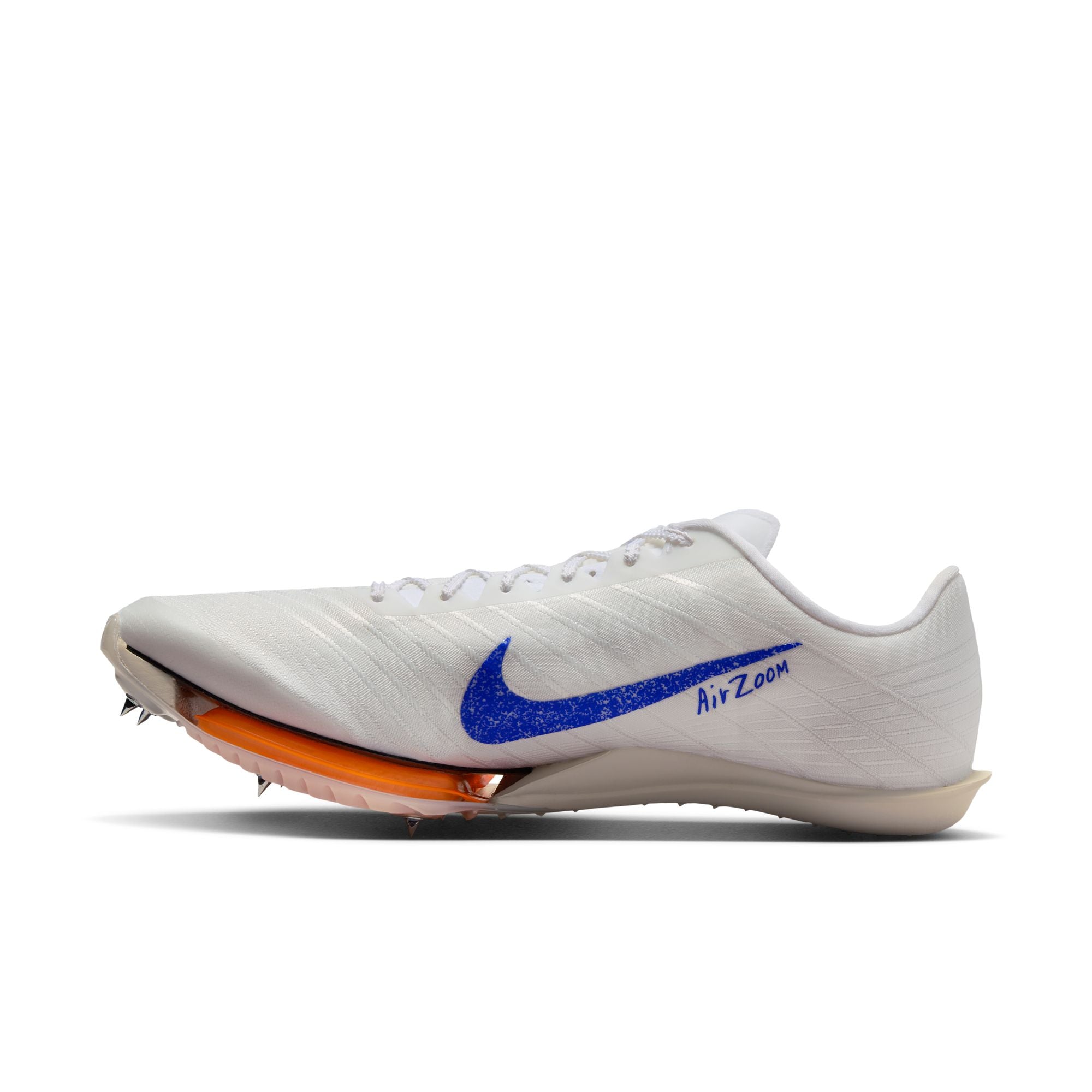 Nike Air Zoom Maxfly 2 Blueprint Running Spikes White / Blue - Achilles Heel
