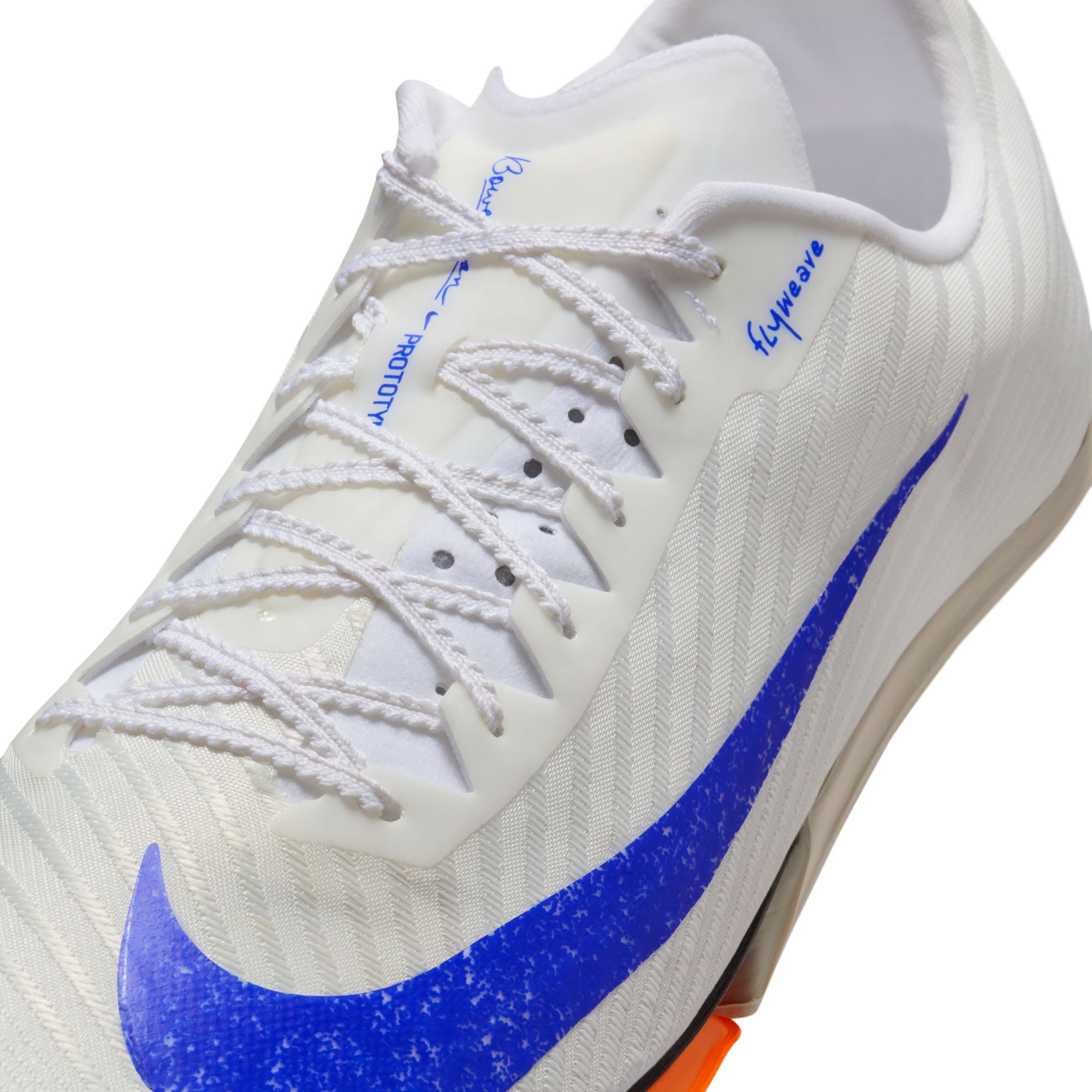 Nike Air Zoom Maxfly 2 Blueprint Running Spikes White / Blue - Achilles Heel
