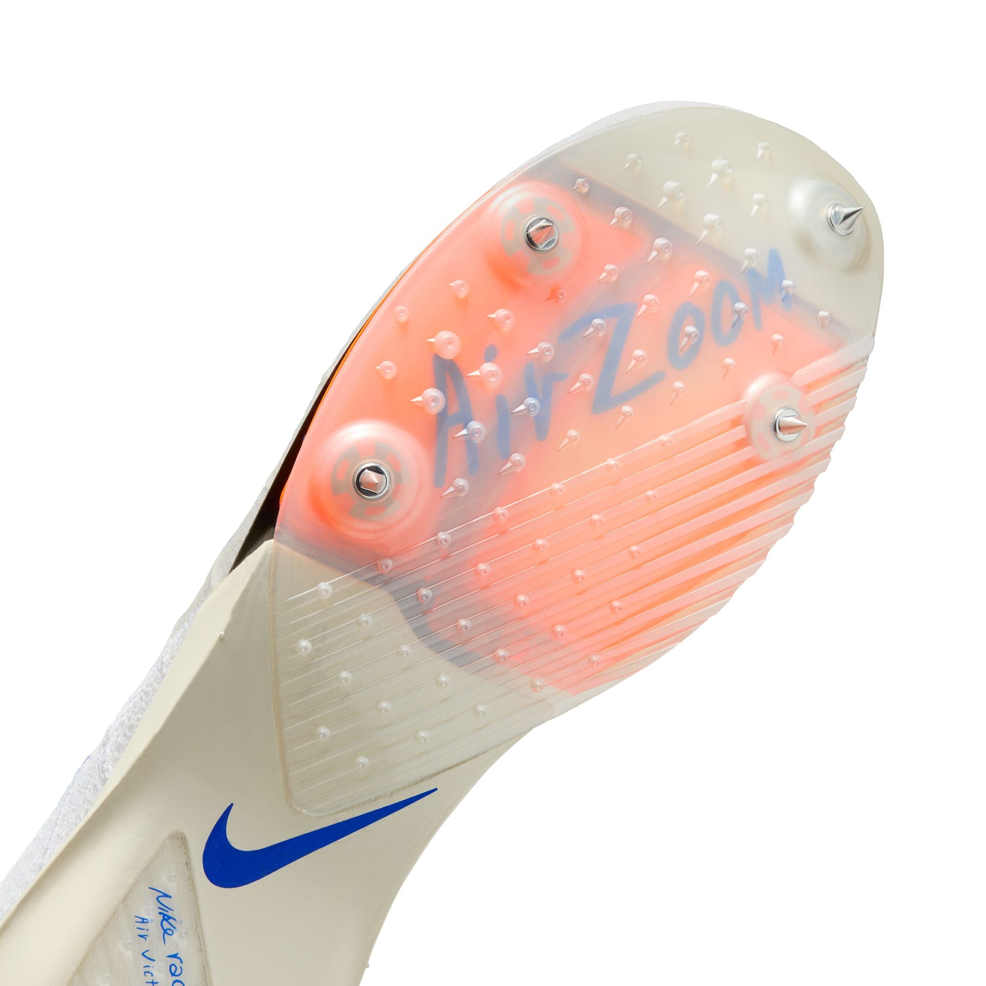 Nike Air Zoom Victory 2 Blueprint Running Spikes White / Blue - Achilles Heel