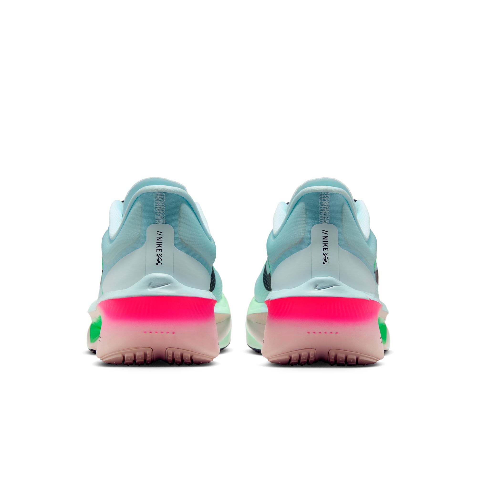 Women's Zoom Fly 6 Running Shoes Glacier Ice / Hyper Pink / Green Shock / Black - Achilles Heel