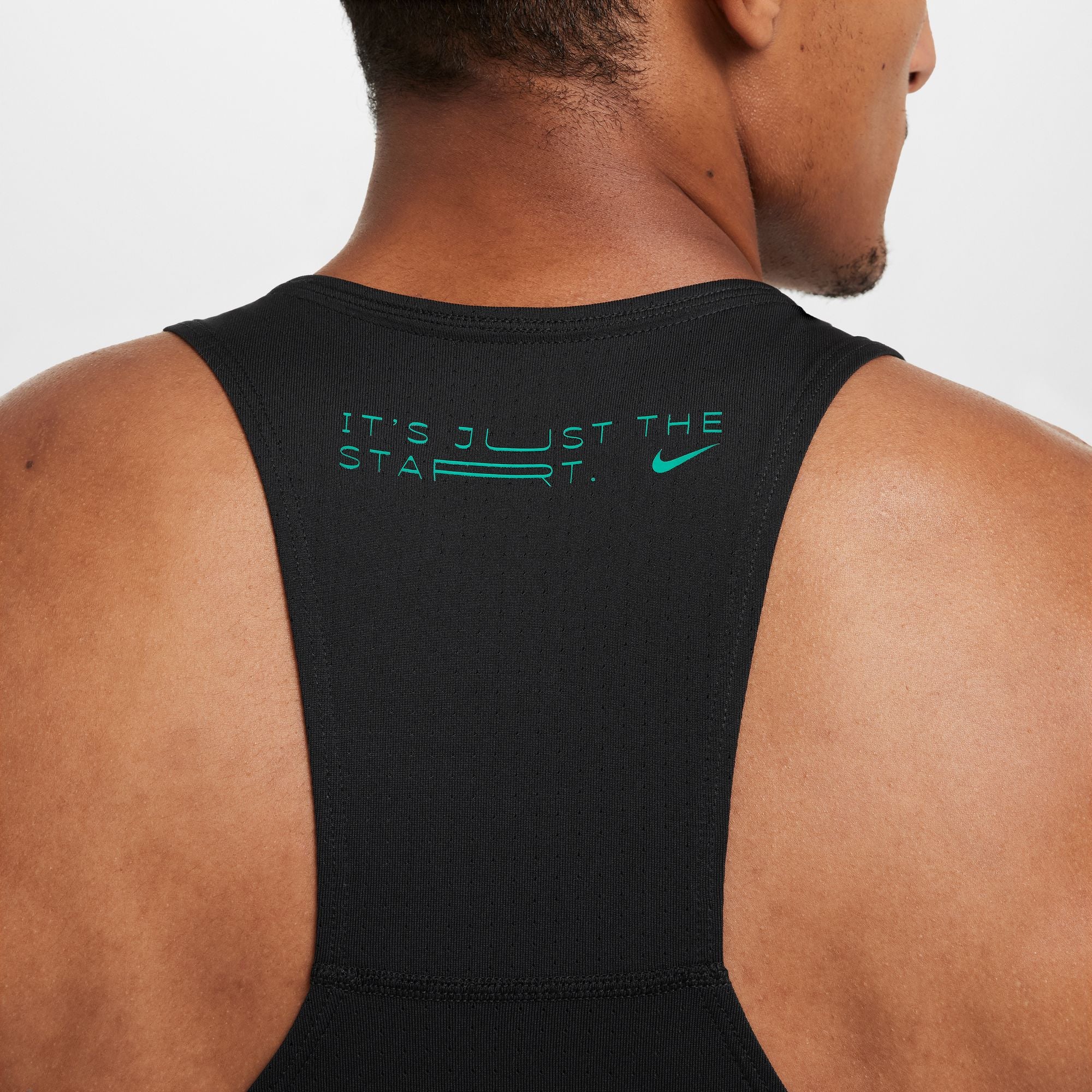 Nike Men's Dri-FIT Fast Kipchoge Running Vest Black / Stadium Green - Achilles Heel