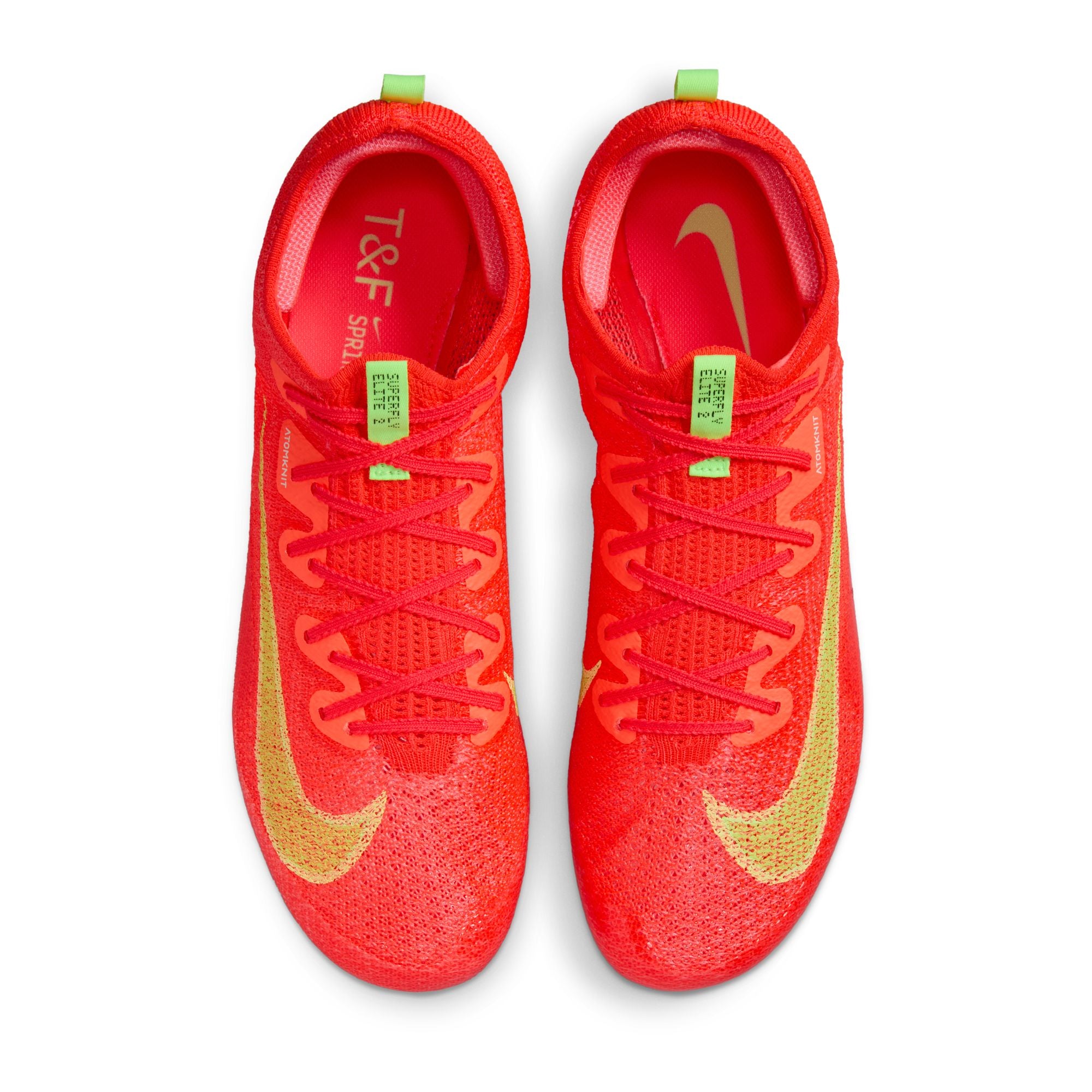 Nike Zoom Superfly Elite 2 Spikes Bright Crimson / Lime Blast / Mint Foam / Washed Coral - Achilles Heel