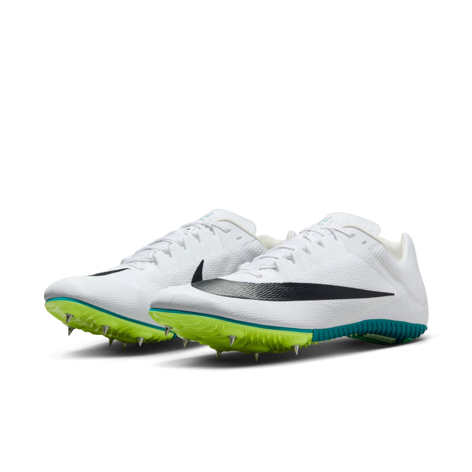 Nike Zoom Rival Sprint Running Spikes White / Bright Spruce / Vapor Green / Black - Achilles Heel